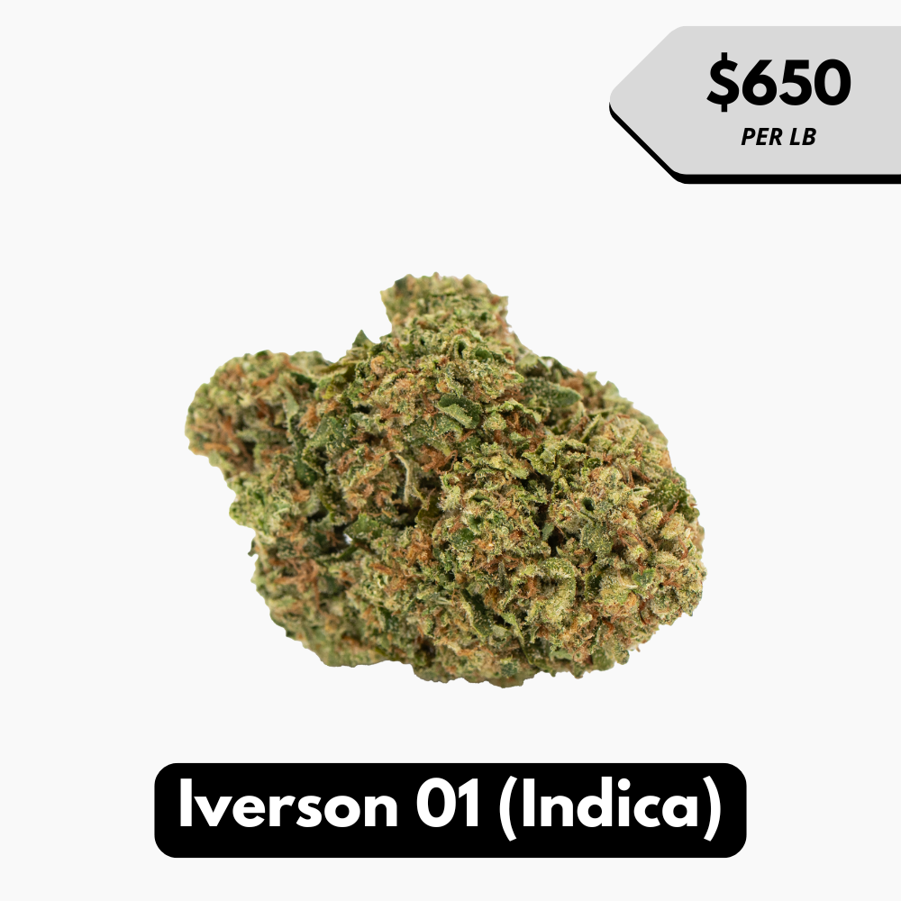 Natural THC-A Flower (Indica ~ Iverson 01)