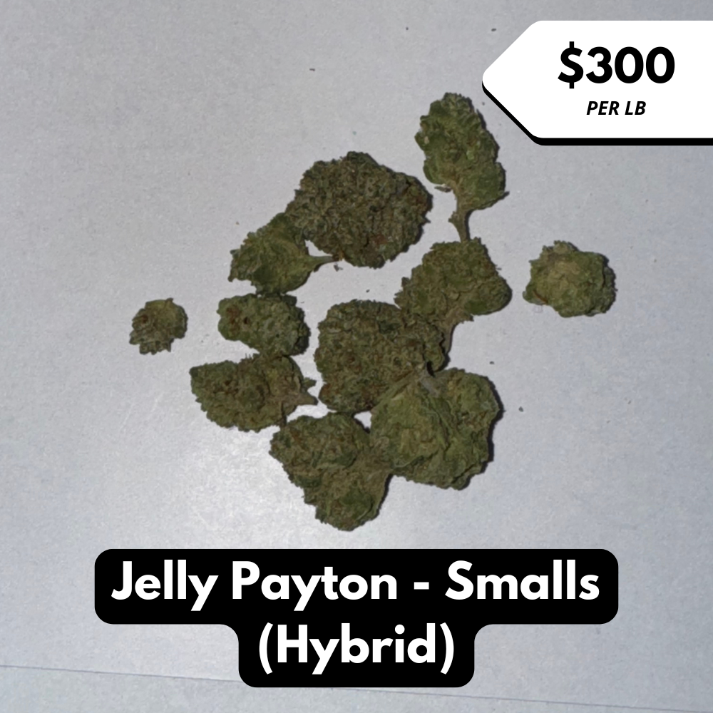 Natural THC-A Flower (Hybrid ~ Jelly Payton - Smalls)