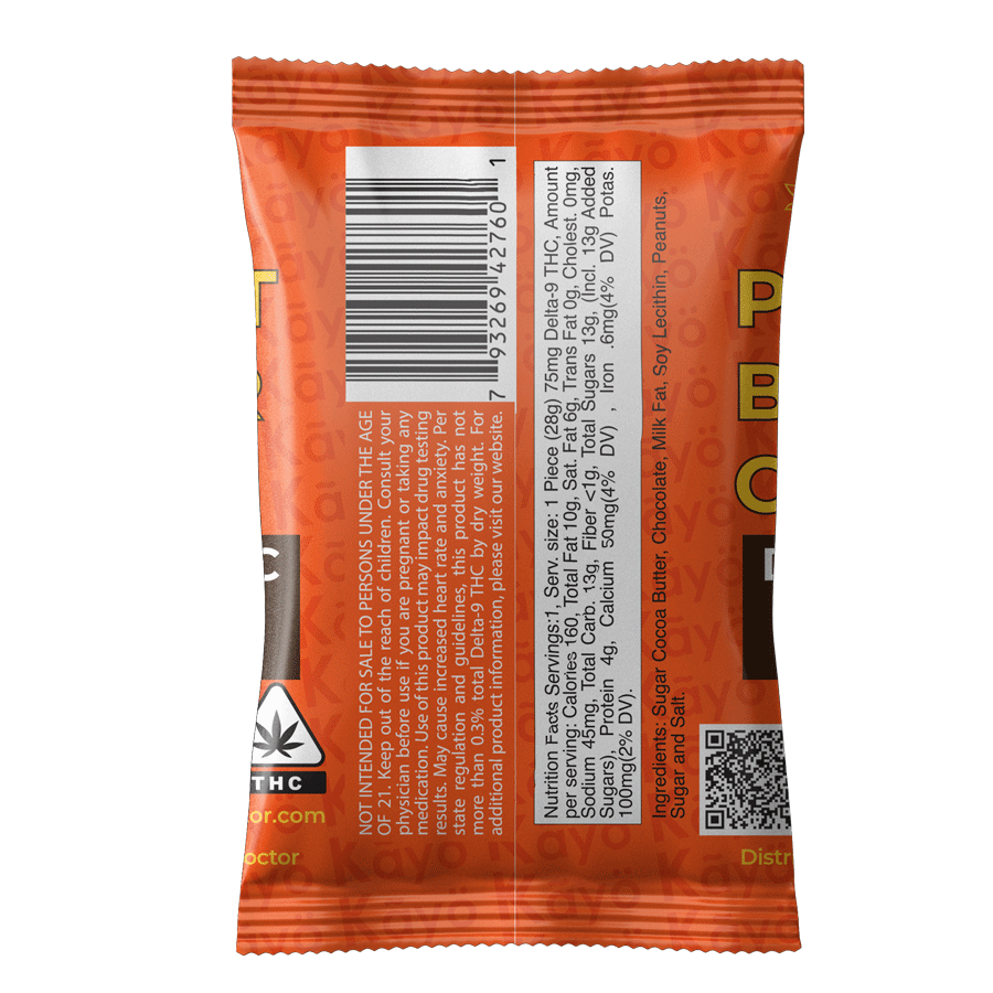 The Hemp Doctor Delta 9 Peanut Butter Cup (75mg)