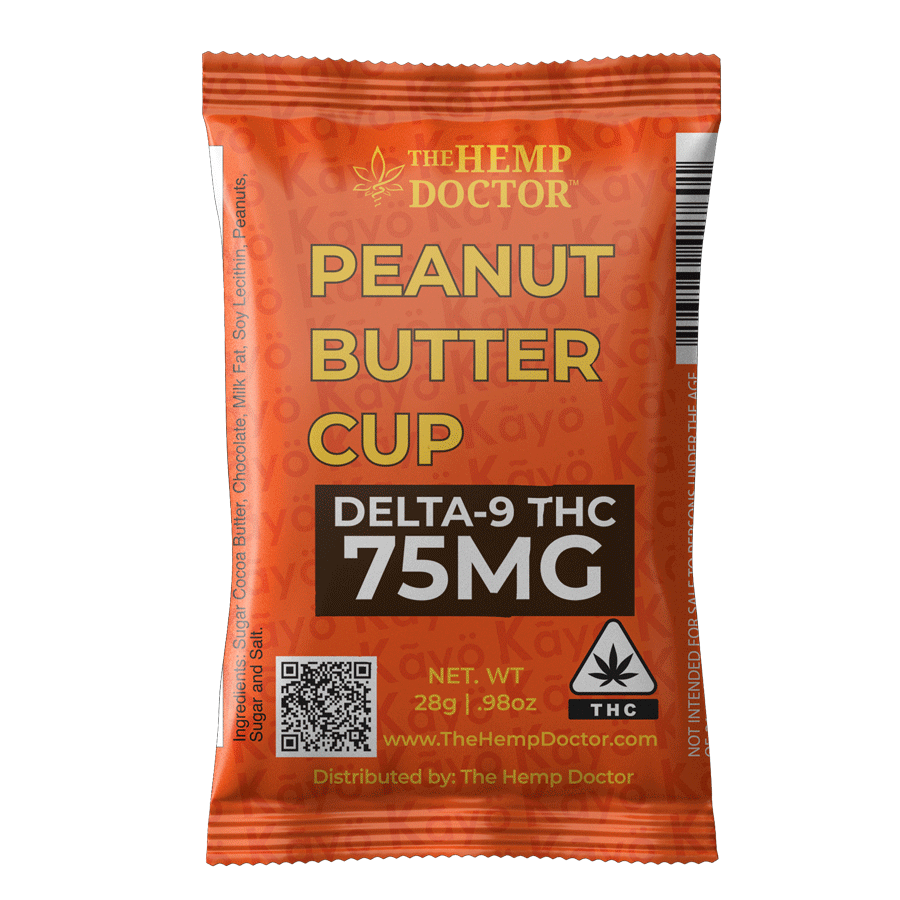 The Hemp Doctor Delta 9 Peanut Butter Cup (75mg)