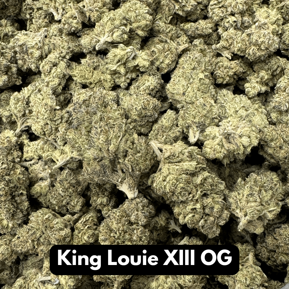 Natural THC-A Flower (King Louie XIII OG)