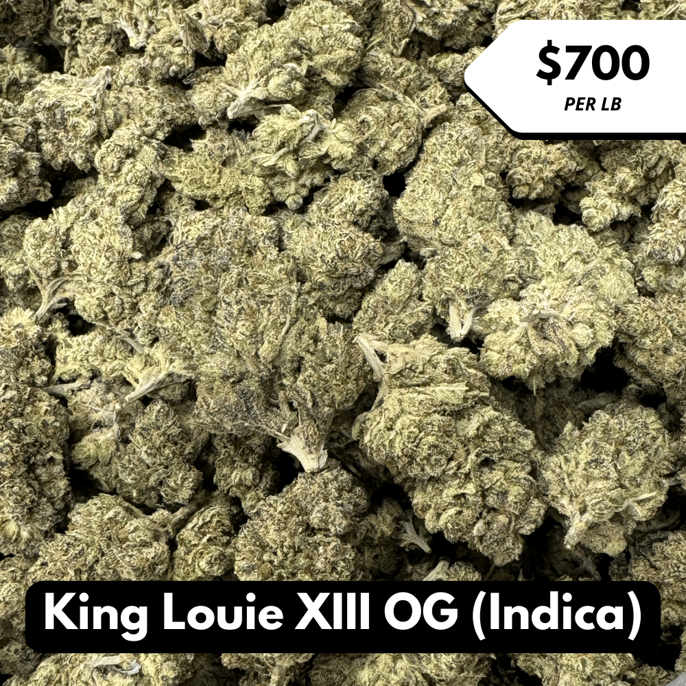 Natural THC-A Flower (King Louie XIII OG)