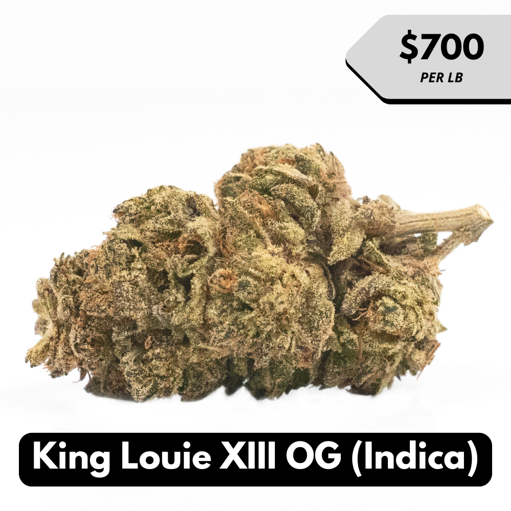 Natural THC-A Flower (King Louie XIII OG)