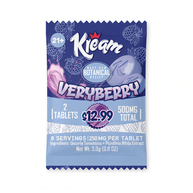 Kream Botanical Tablets (500mg - 2 Count) - Very Berry