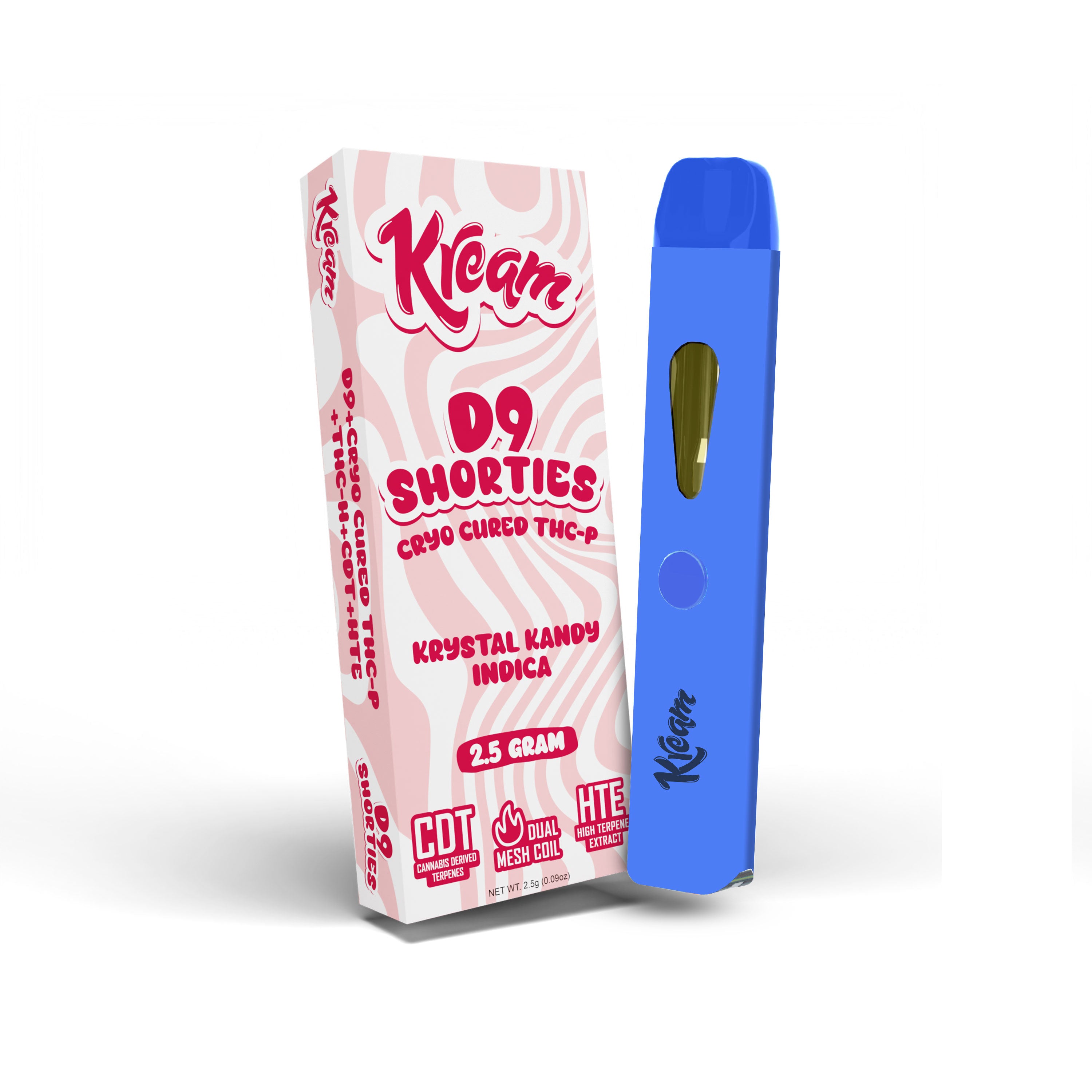 Kream D9 Shorties Disposable (2500mg)