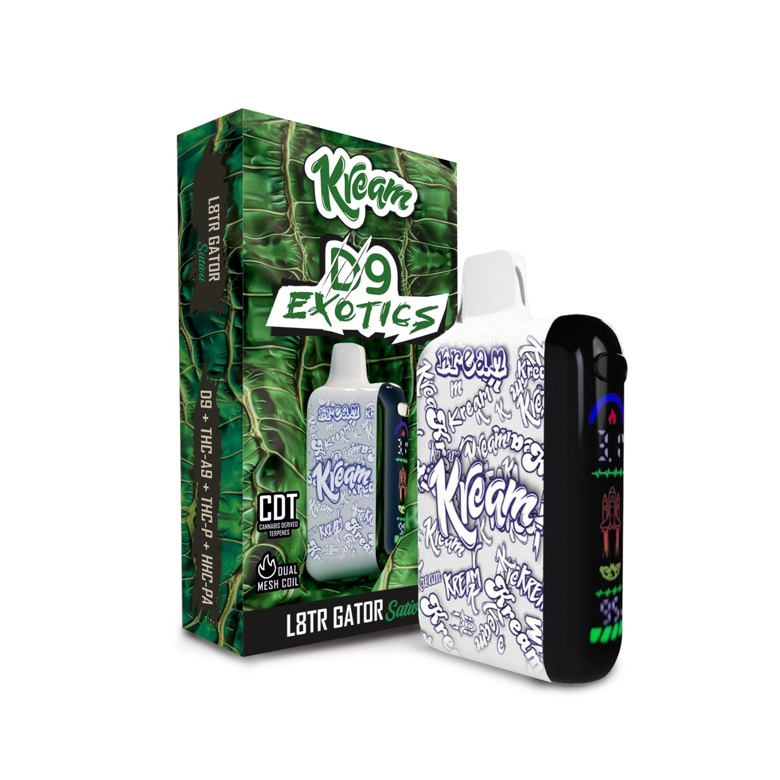 Kream Exotics Delta 9 Disposable (8000mg)