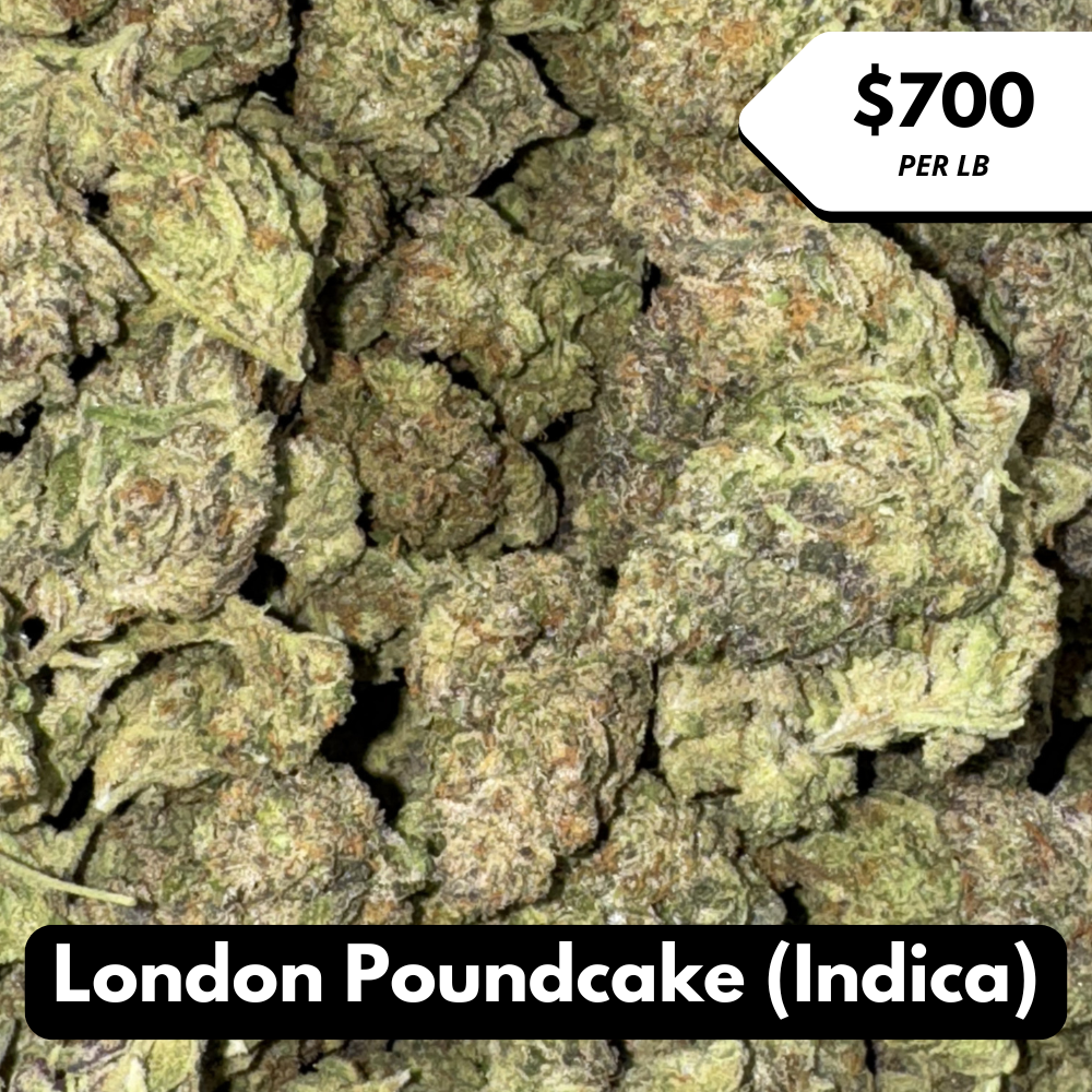 Natural THC-A Flower (Indica ~ London Poundcake)