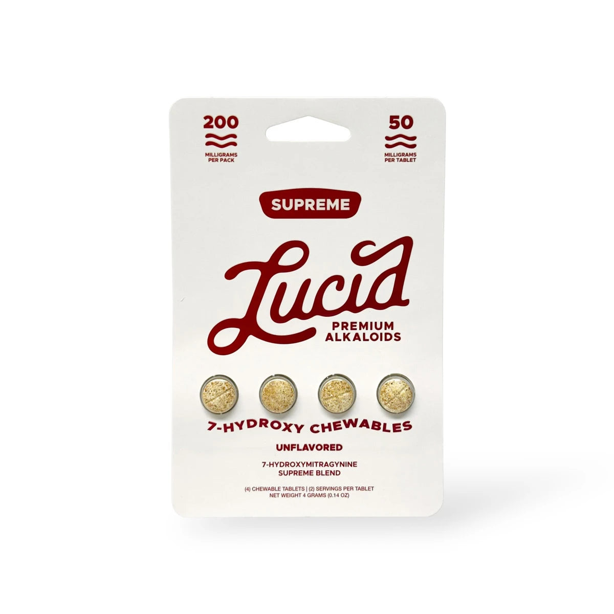 Lucid 7-OH Supreme Blend Tablets (200mg - 4 Count)