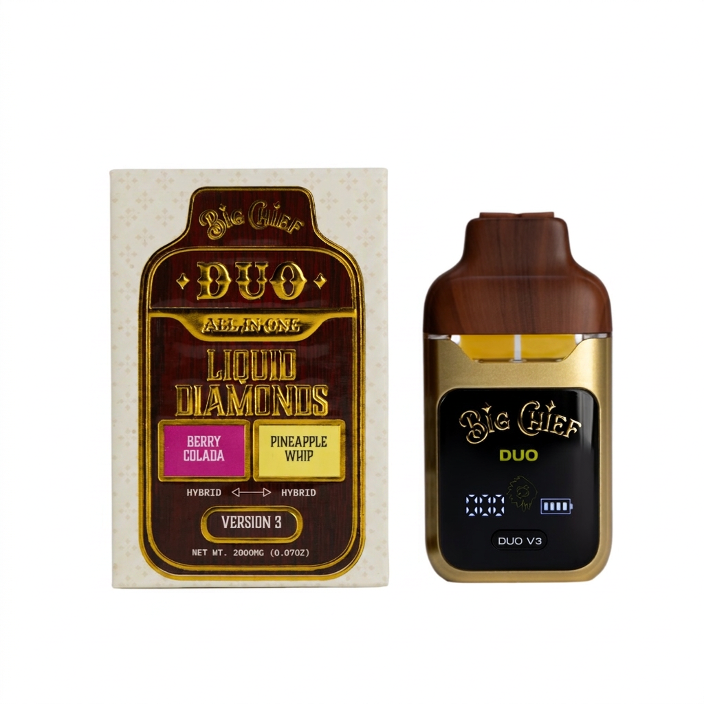 Big Chief THC-A DUO AIO Liquid Diamond Disposable (2000mg)