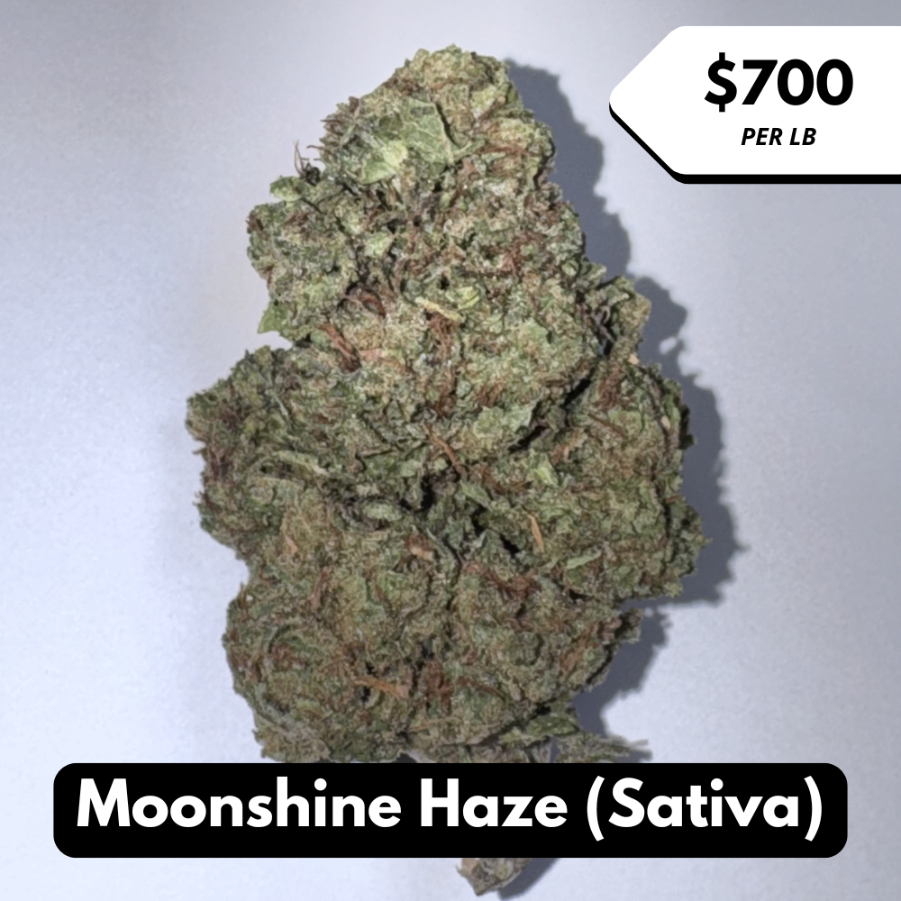 Natural THC-A Flower (Sativa ~ Moonshine Haze)