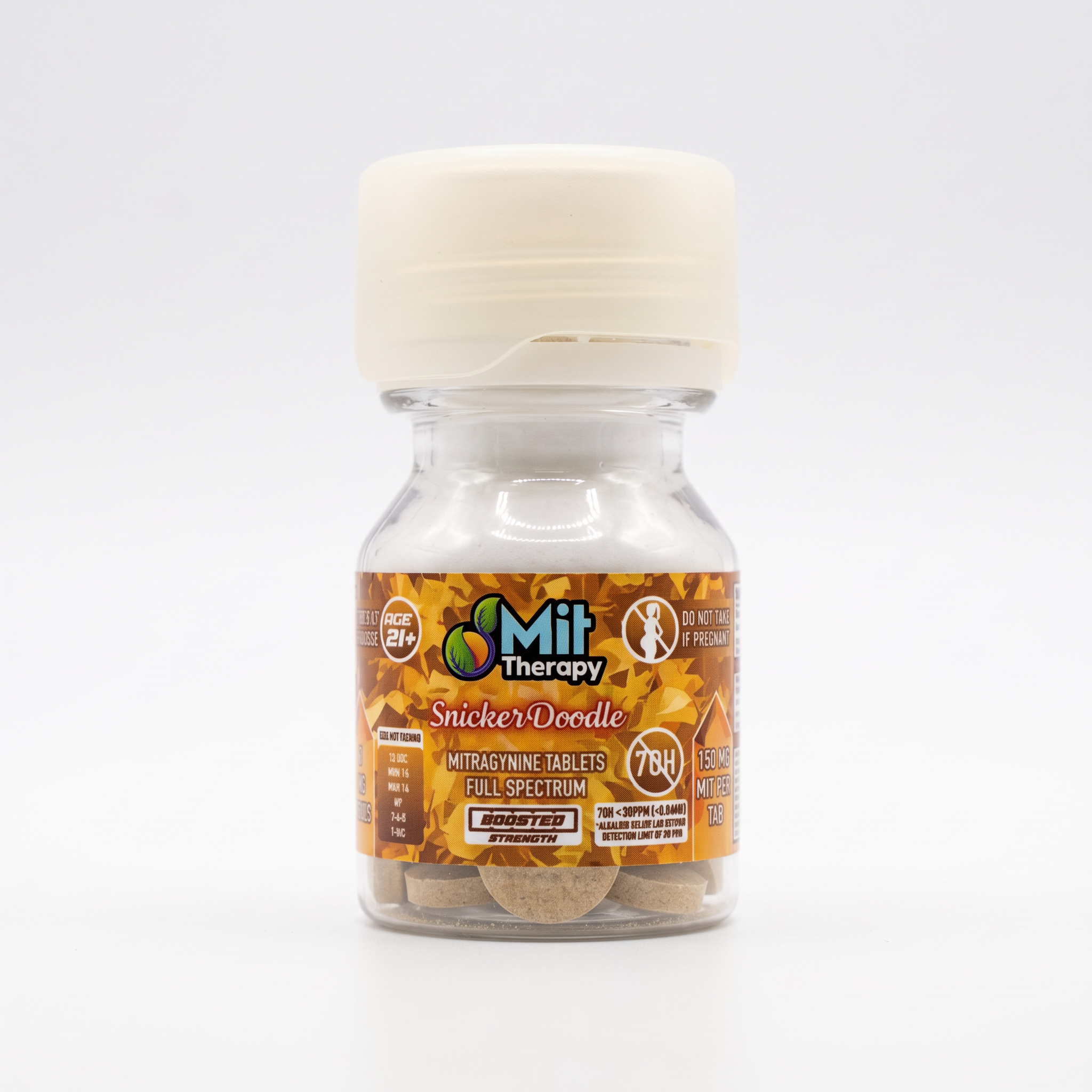 MIT Therapy Full Spectrum Mitragynine Tablets (2250mg - 15 Count) - Snickerdoodle