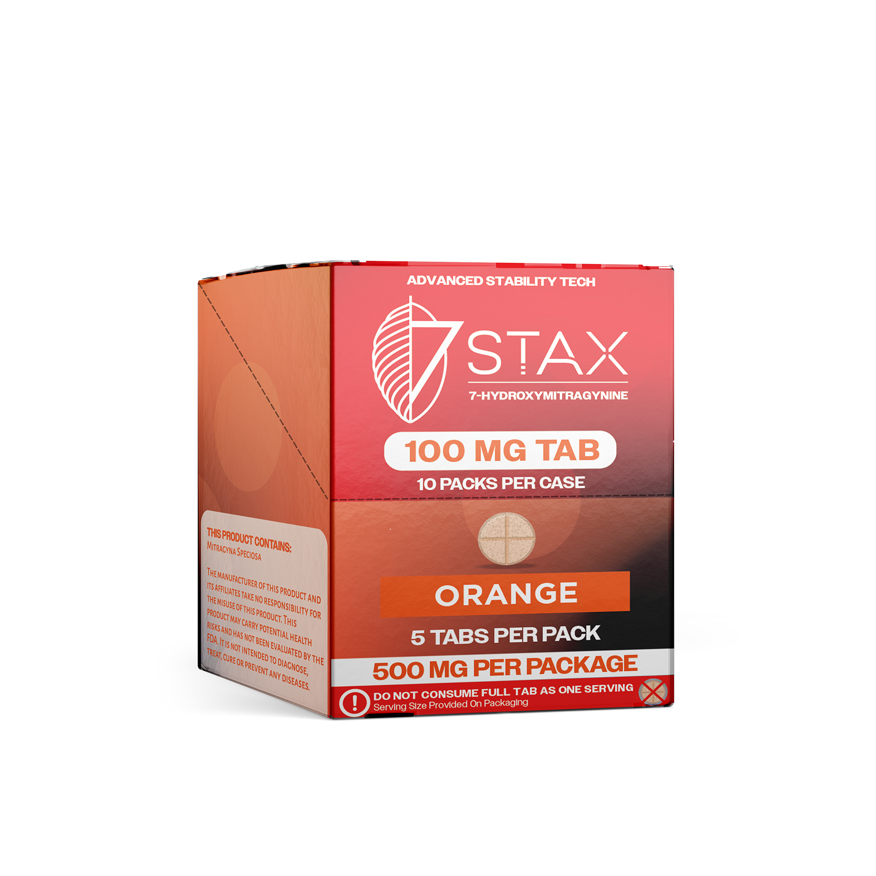 7Stax Premium 7-OH Kratom Alkaloid Tablets (500mg - 5 Count)