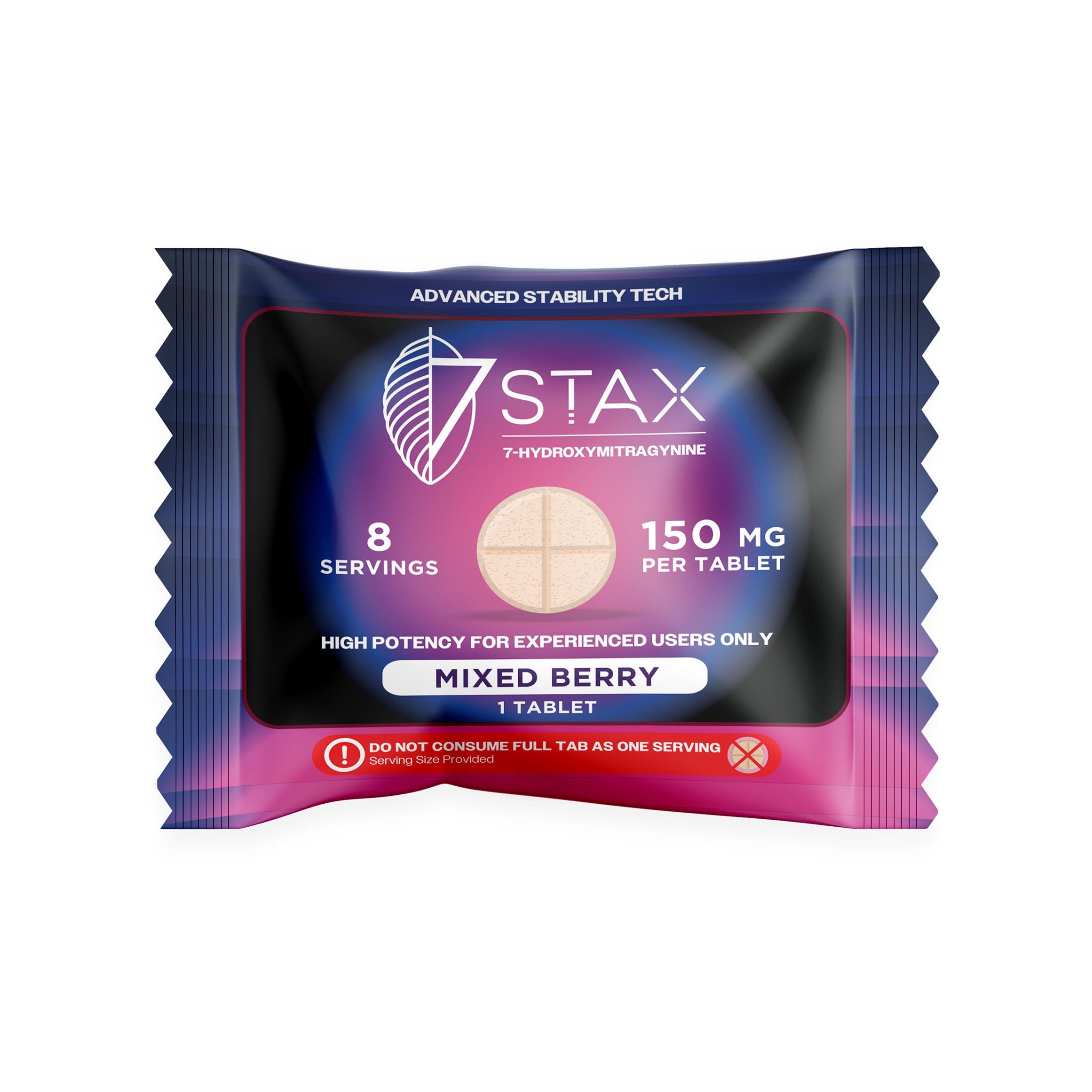 7Stax Premium 7-OH Kratom Alkaloid Tablets (150mg - 1 Count)