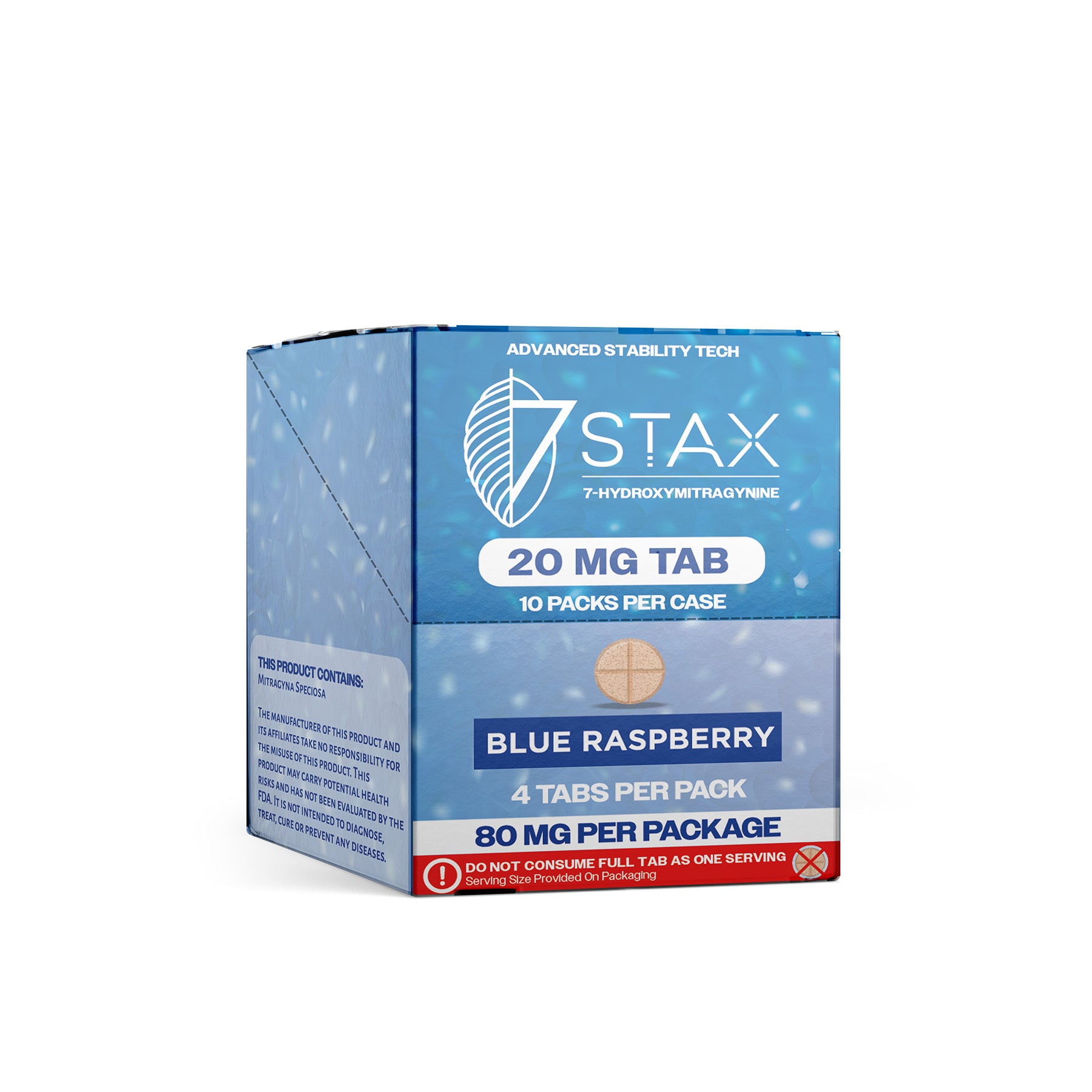 7Stax Premium 7-OH Kratom Alkaloid Tablets (80mg - 4 Count)