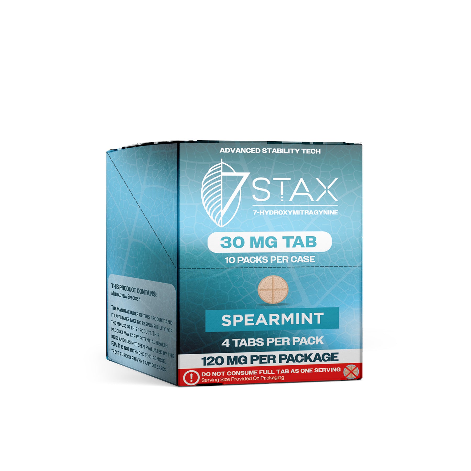 7Stax Premium 7-OH Kratom Alkaloid Tablets (120mg - 4 Count)