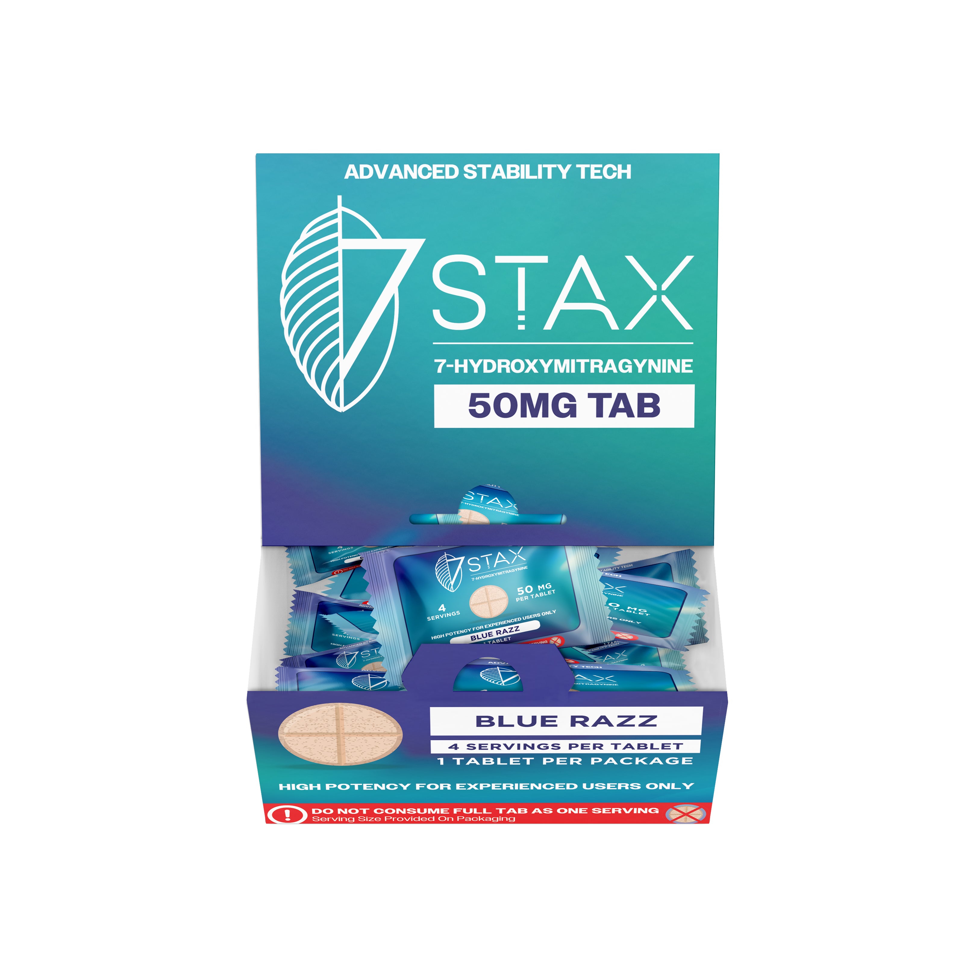 7Stax Premium 7-OH Kratom Alkaloid Tablets (50mg - 1 Count)