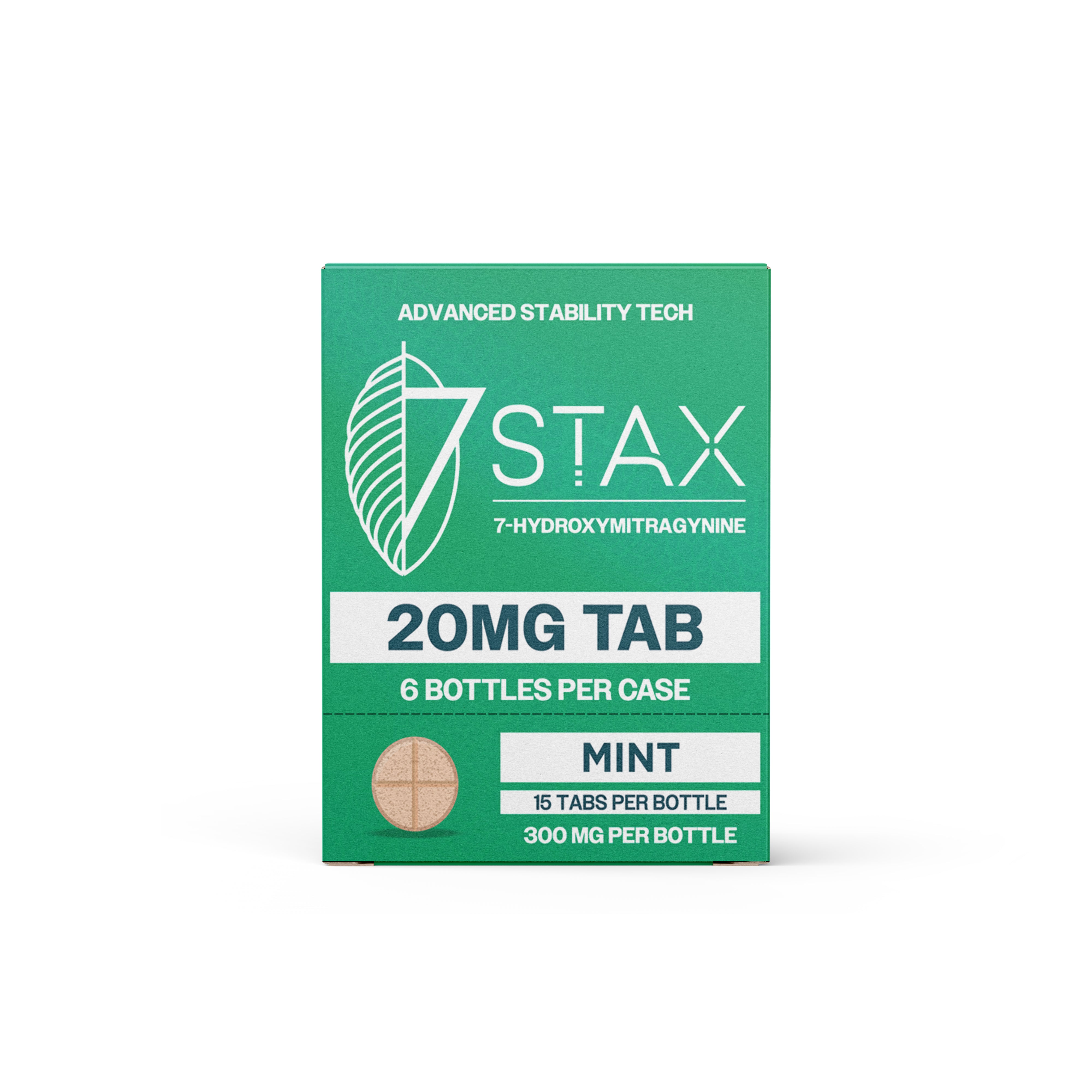 7Stax Premium 7-OH Kratom Alkaloid Tablets (300mg - 15 Count)