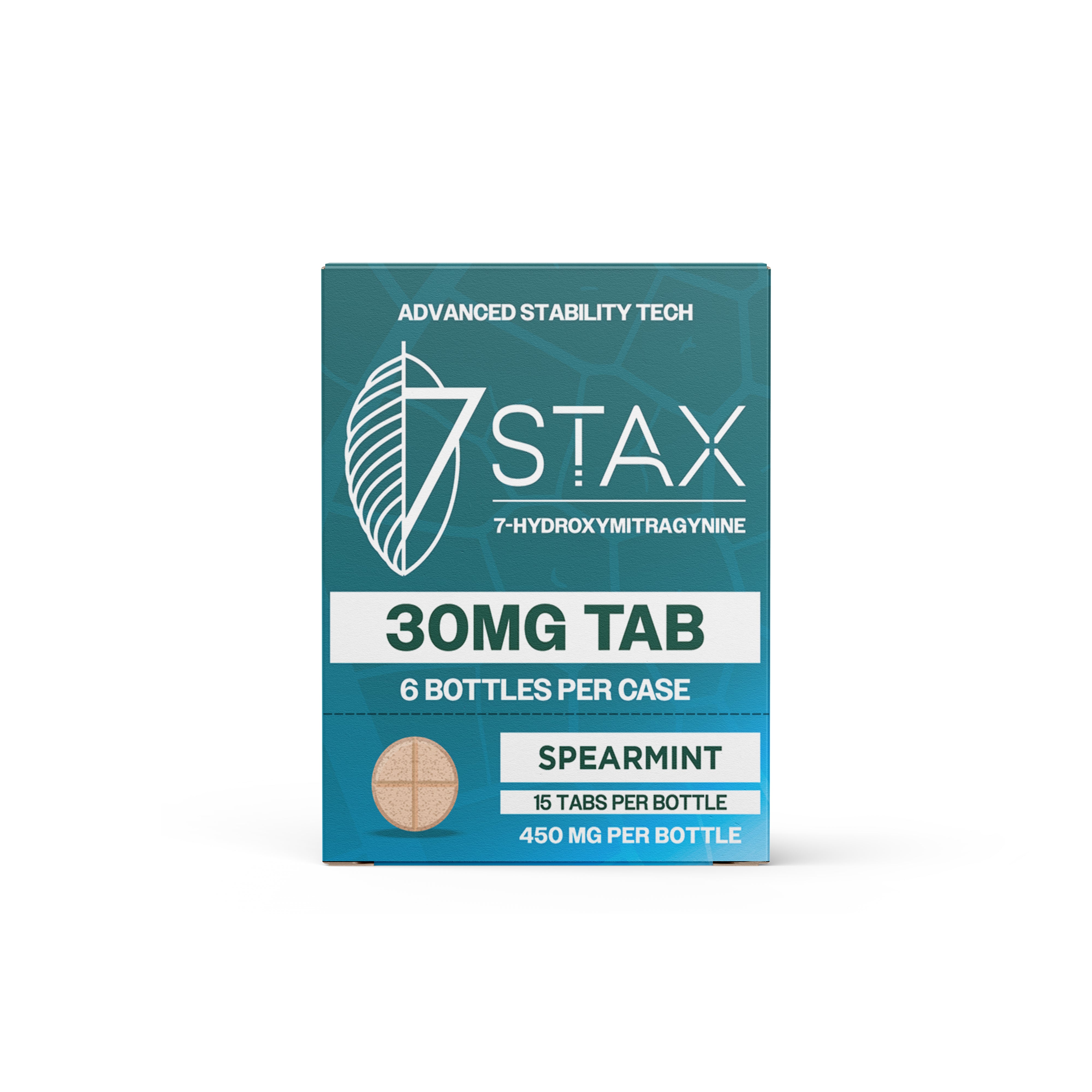 7Stax Premium 7-OH Kratom Alkaloid Tablets (450mg - 15 Count)