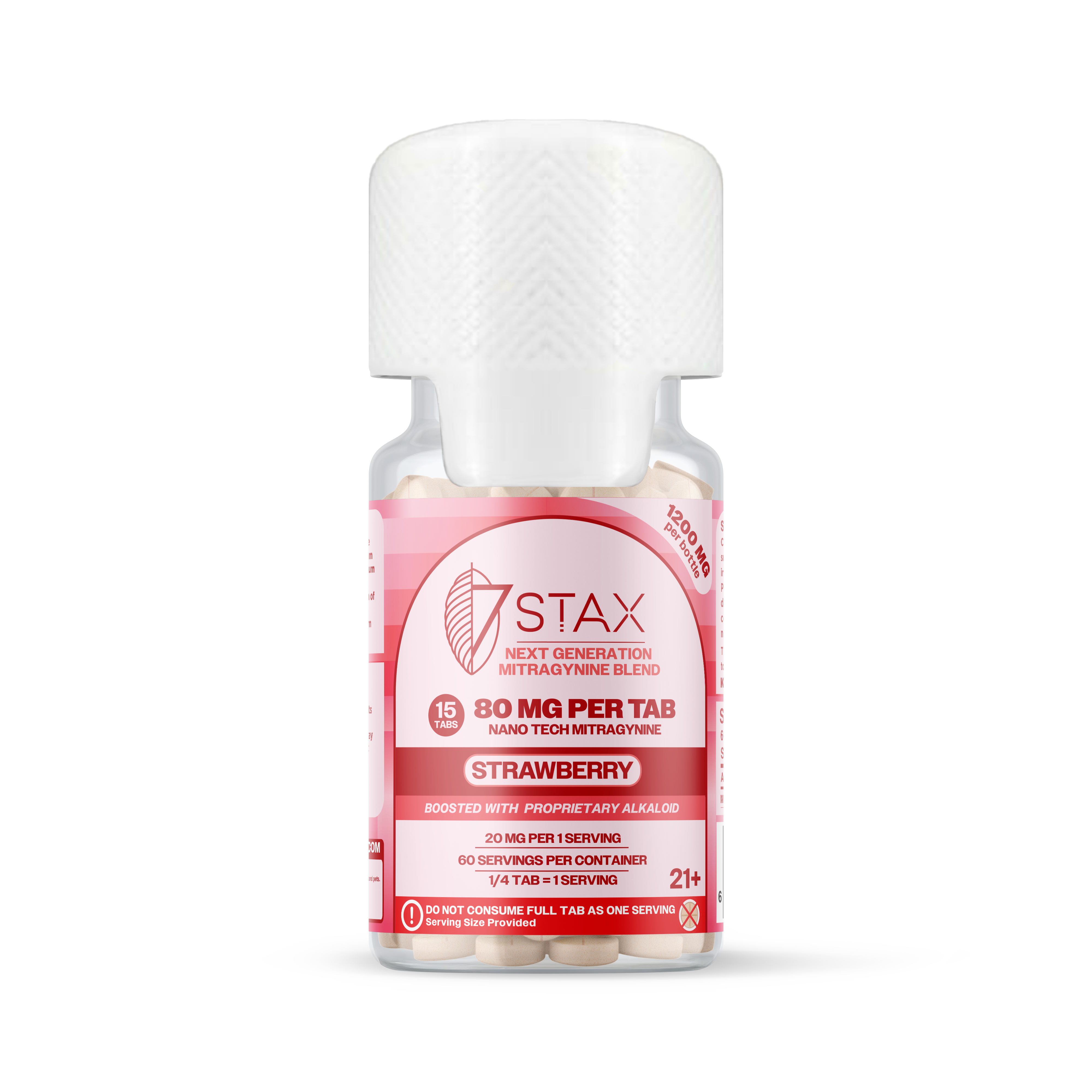 7Stax Nano Tech Mitragynine Tablets (1200mg - 15 Count)