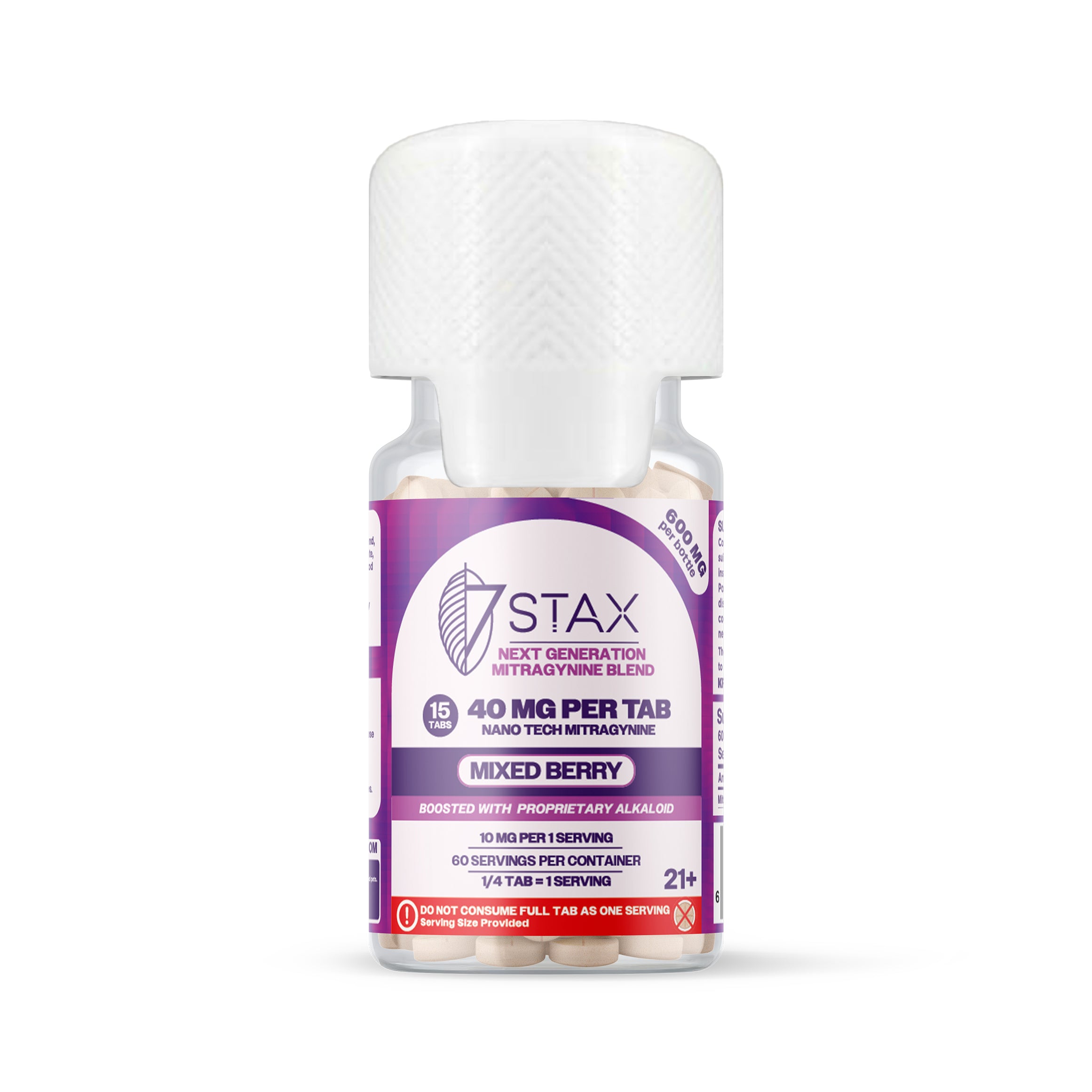 7Stax Nano Tech Mitragynine Tablets (600mg - 15 Count)