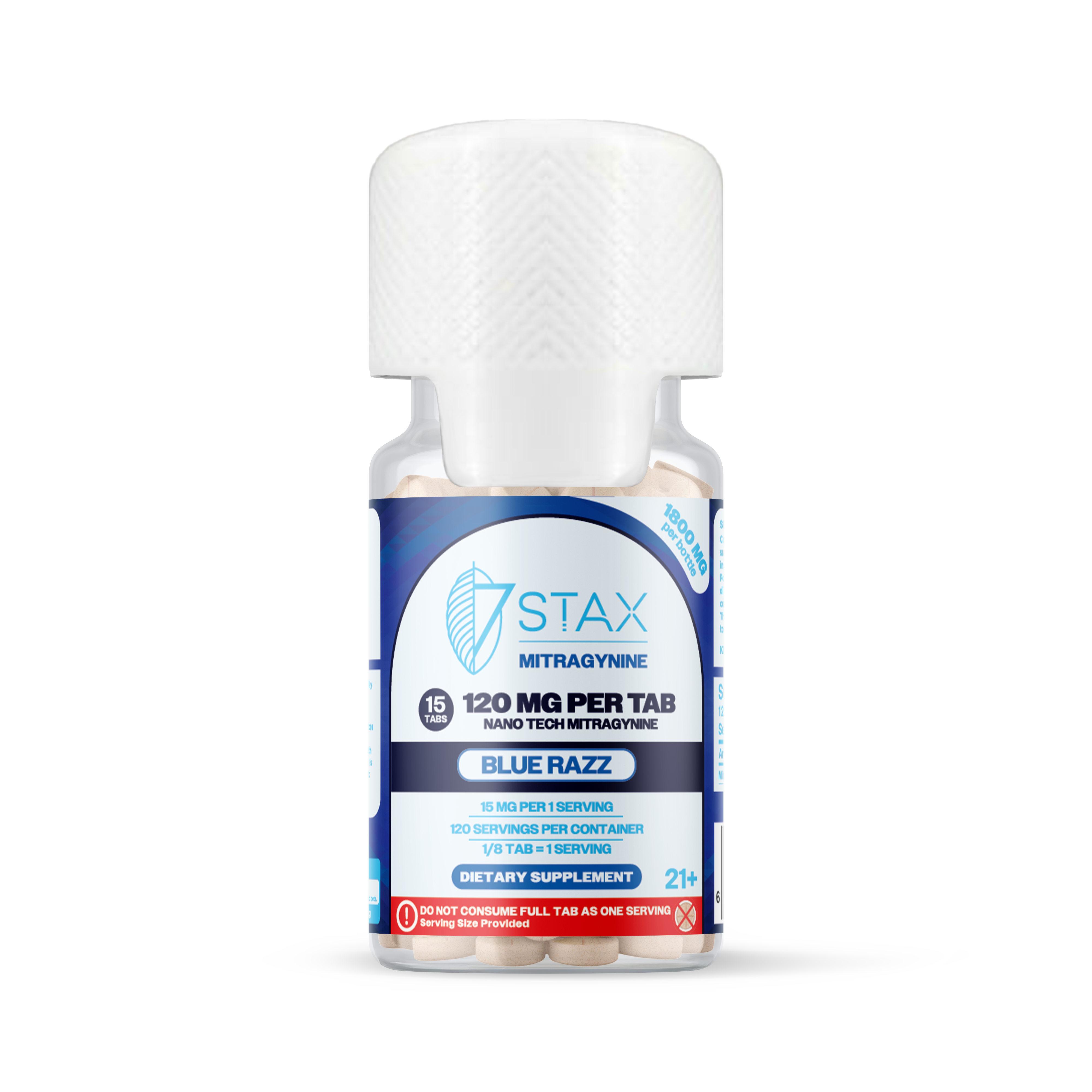 7Stax Nano Tech Mitragynine Tablets (1800mg - 15 Count)