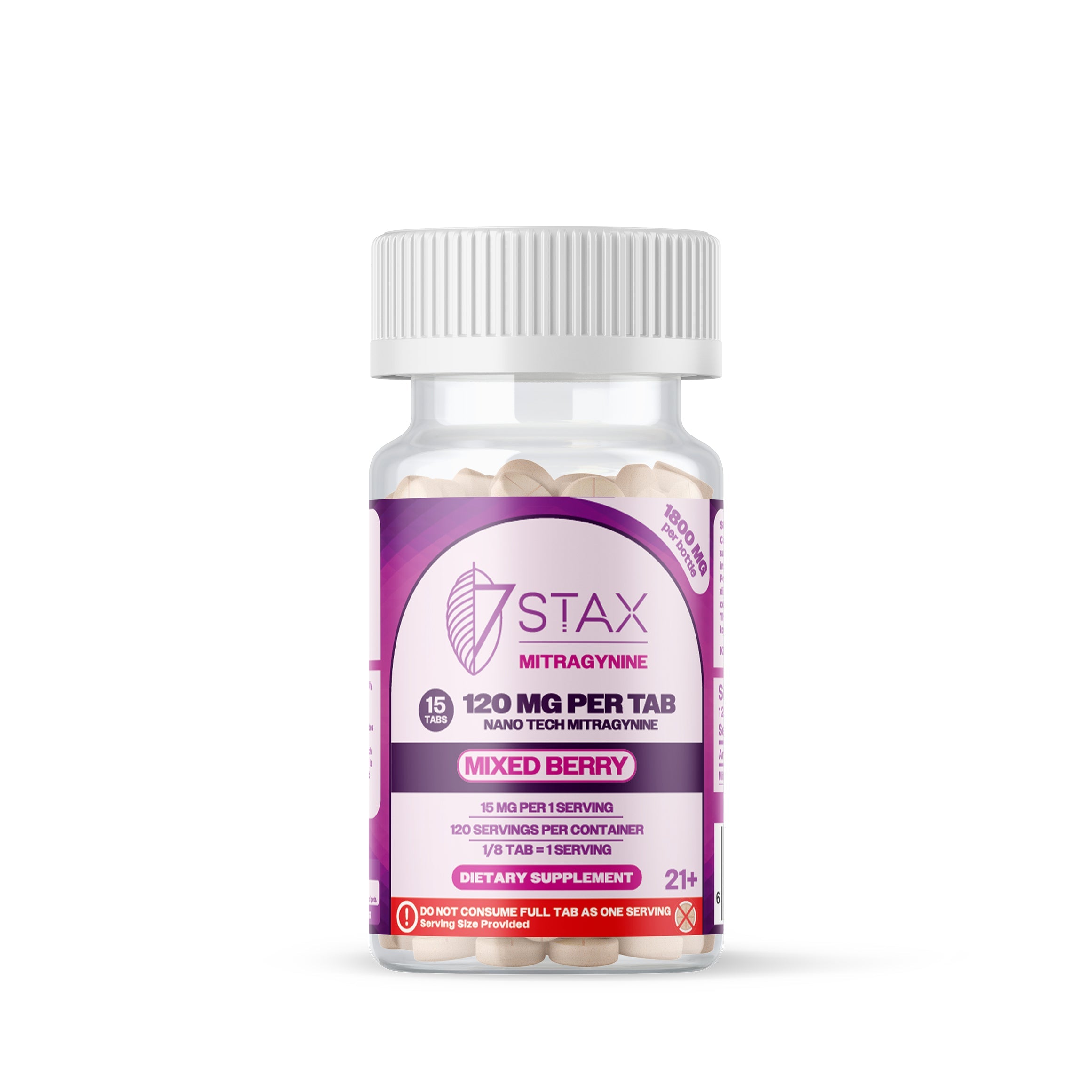 7Stax Nano Tech Mitragynine Tablets (1800mg - 15 Count)