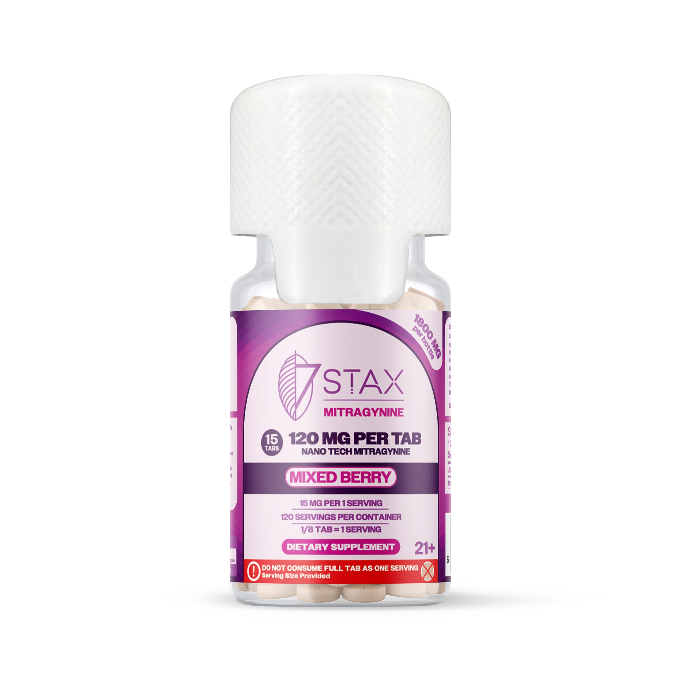 7Stax Nano Tech Mitragynine Tablets (1800mg - 15 Count)