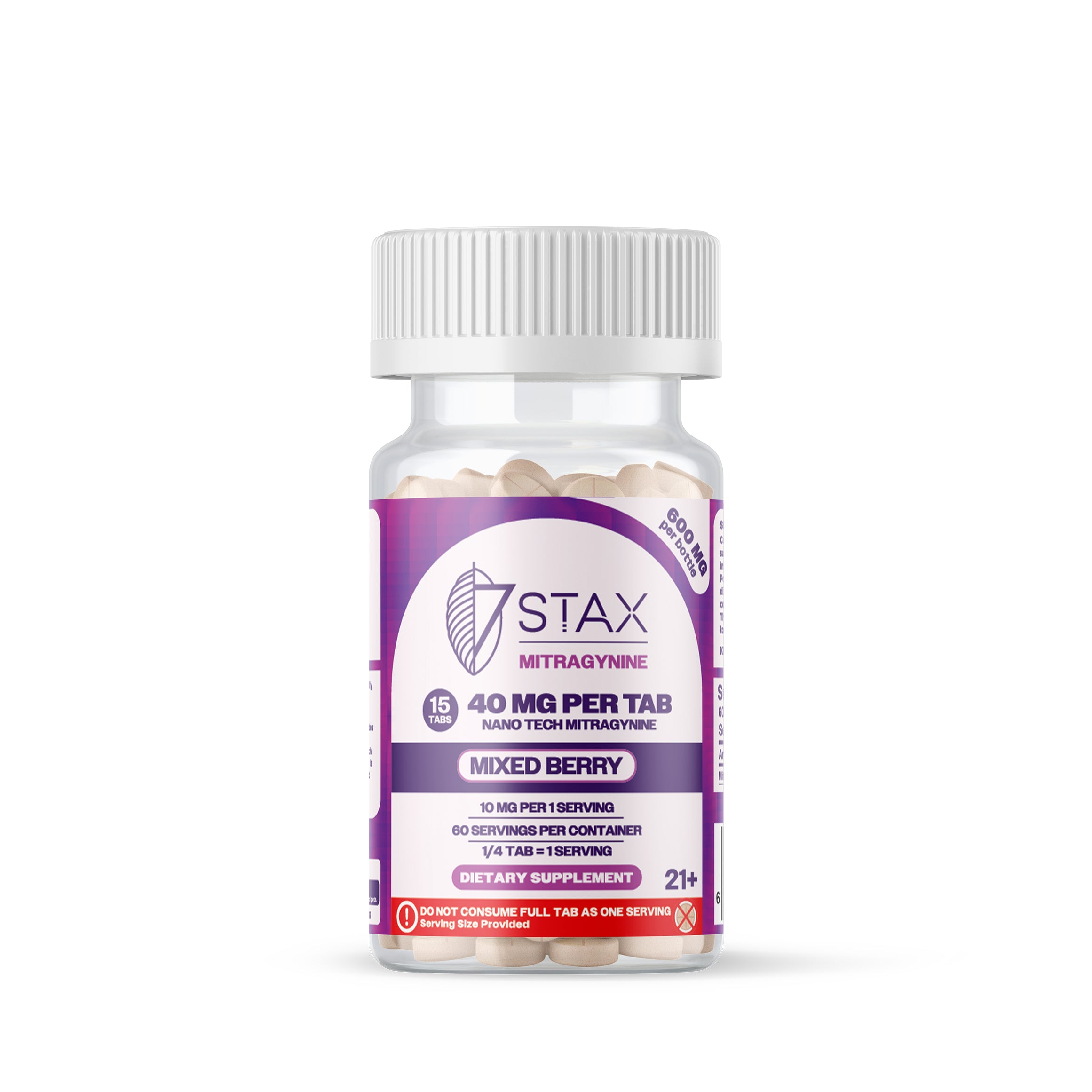 7Stax Nano Tech Mitragynine Tablets (600mg - 15 Count)