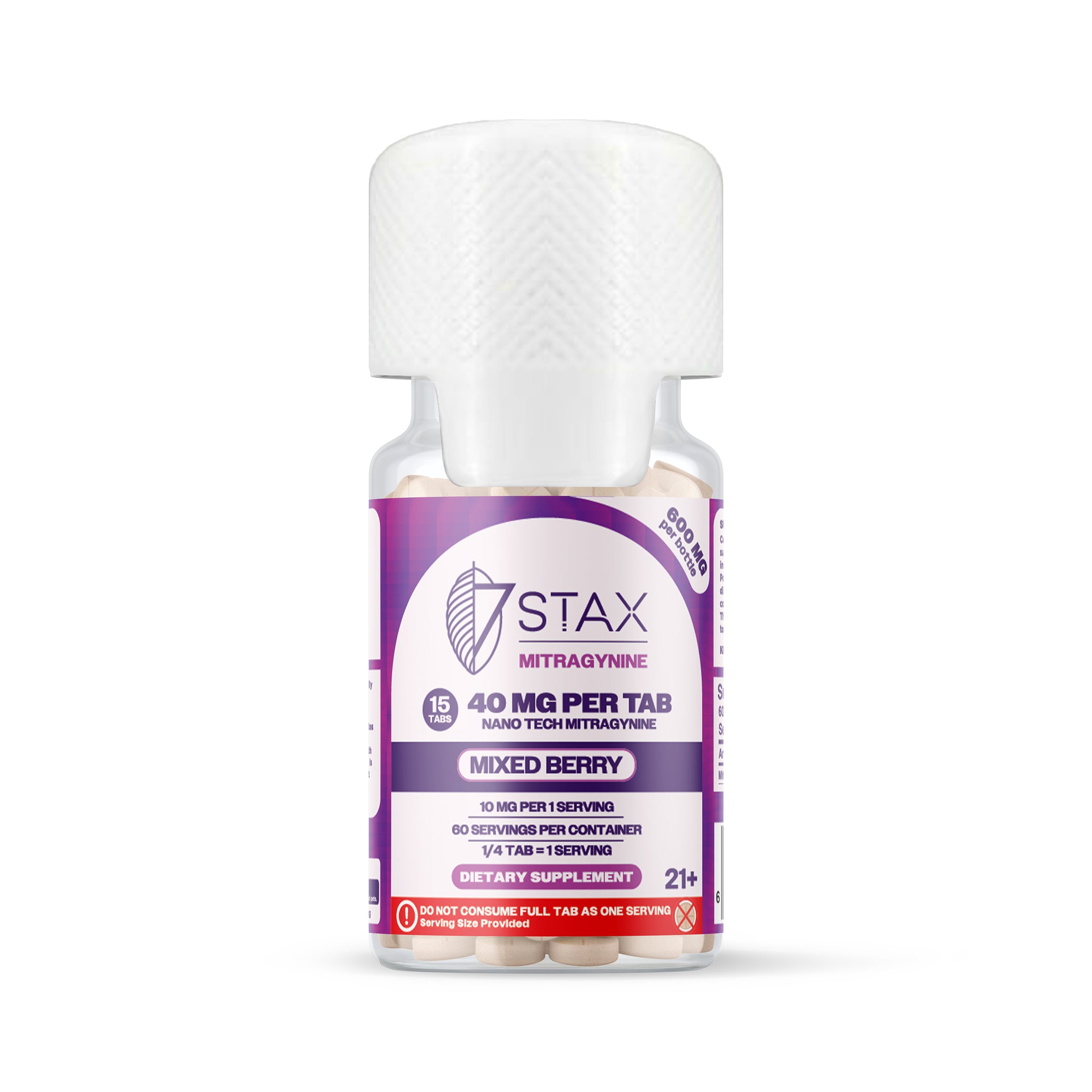 7Stax Nano Tech Mitragynine Tablets (600mg - 15 Count)