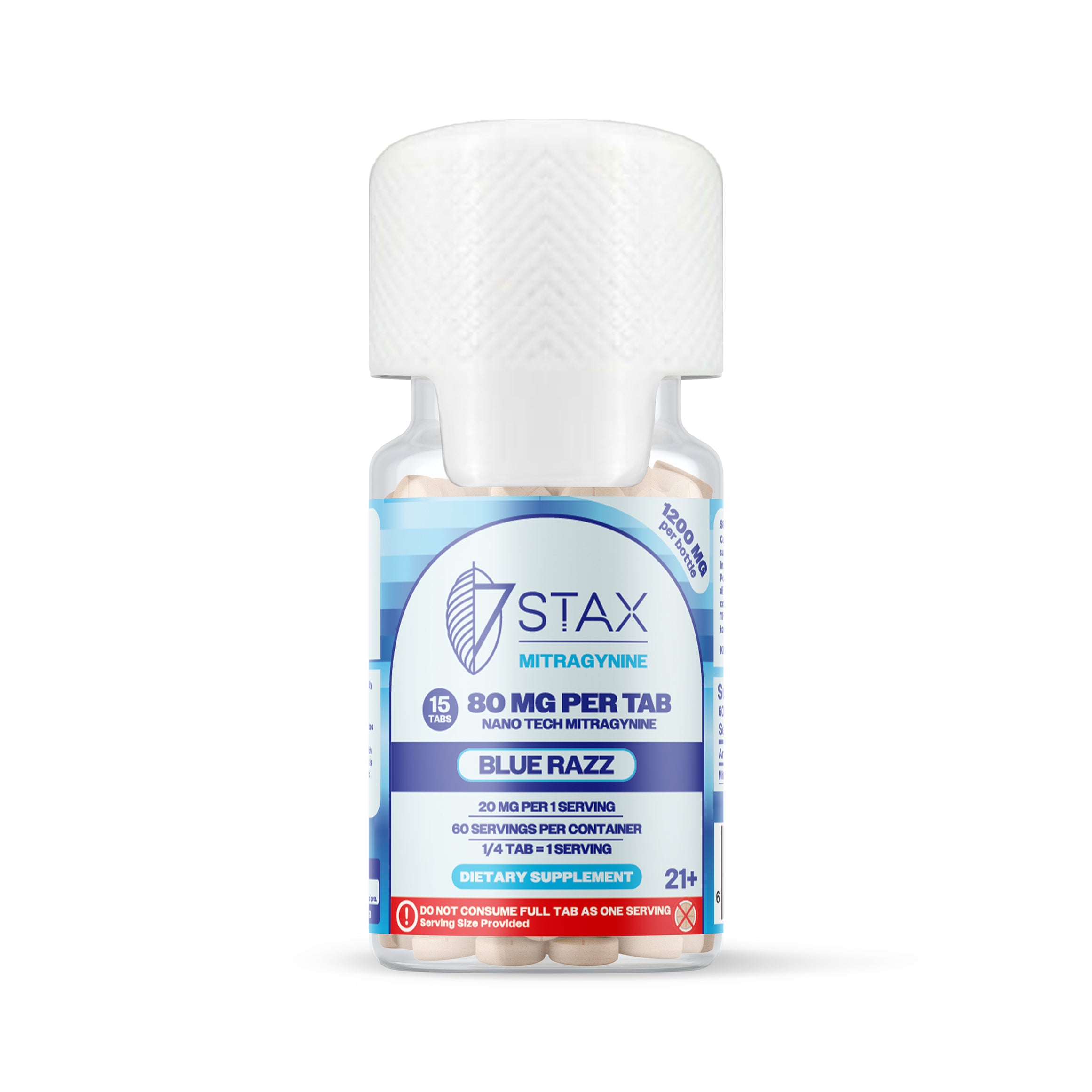 7Stax Nano Tech Mitragynine Tablets (1200mg - 15 Count)