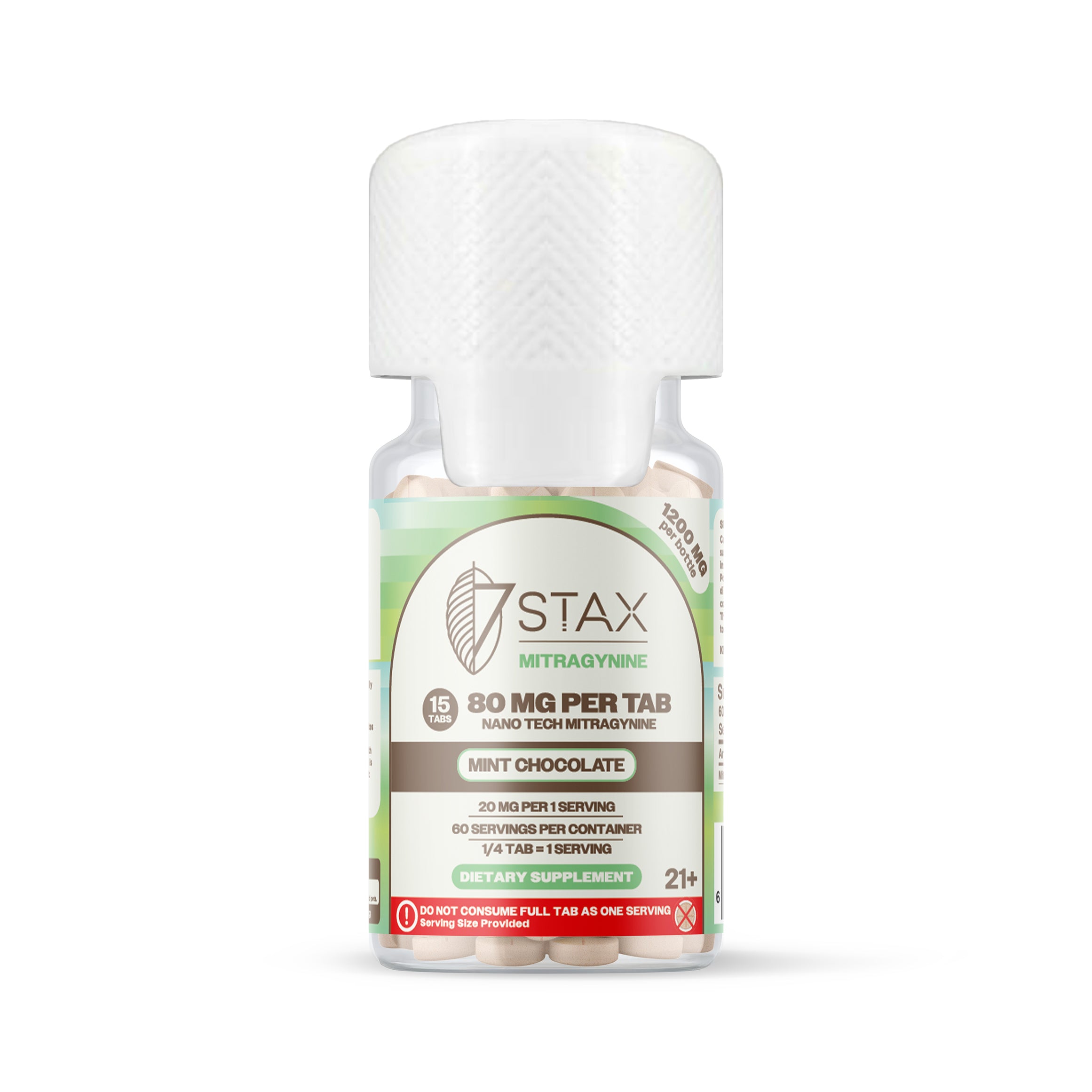 7Stax Nano Tech Mitragynine Tablets (1200mg - 15 Count)