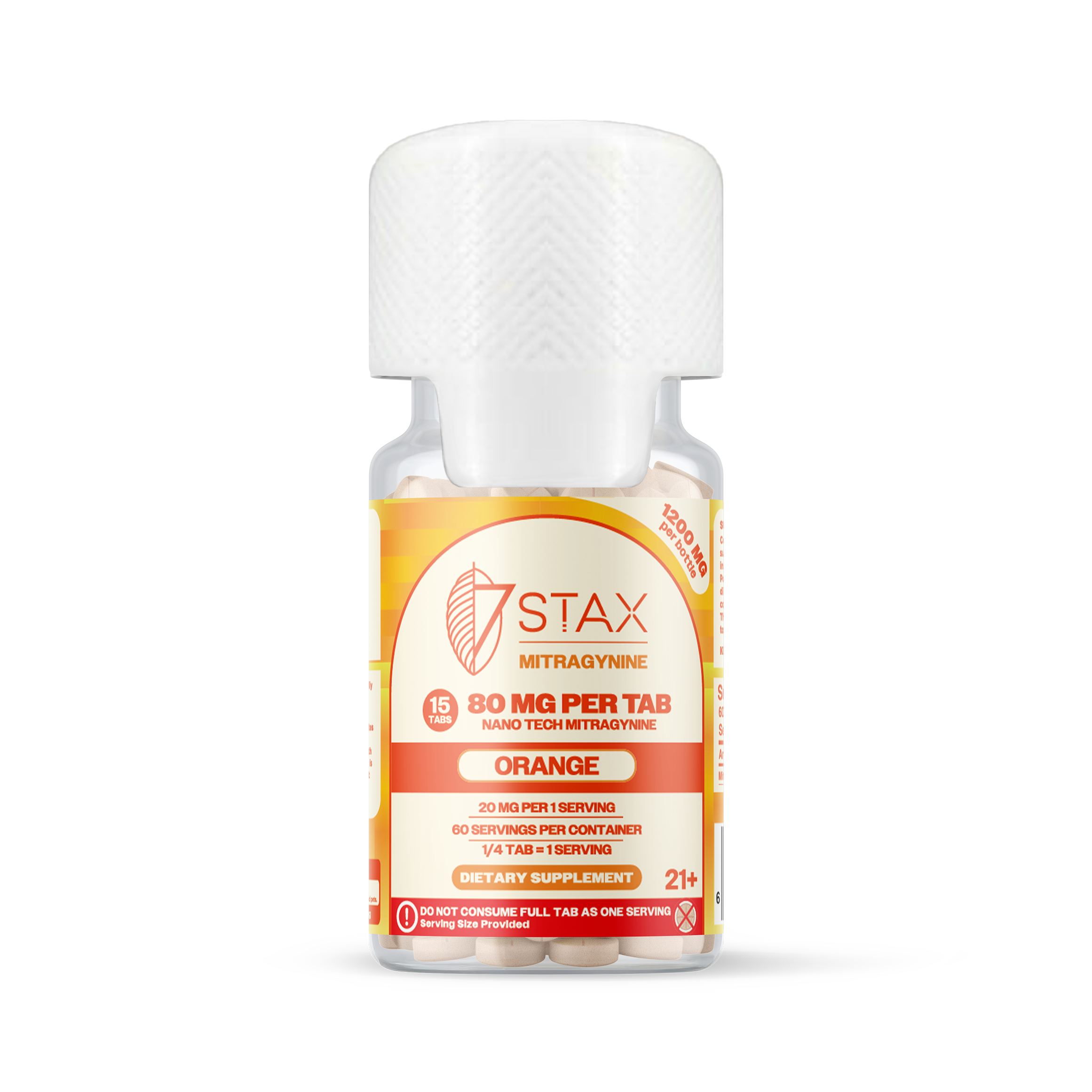 7Stax Nano Tech Mitragynine Tablets (1200mg - 15 Count)