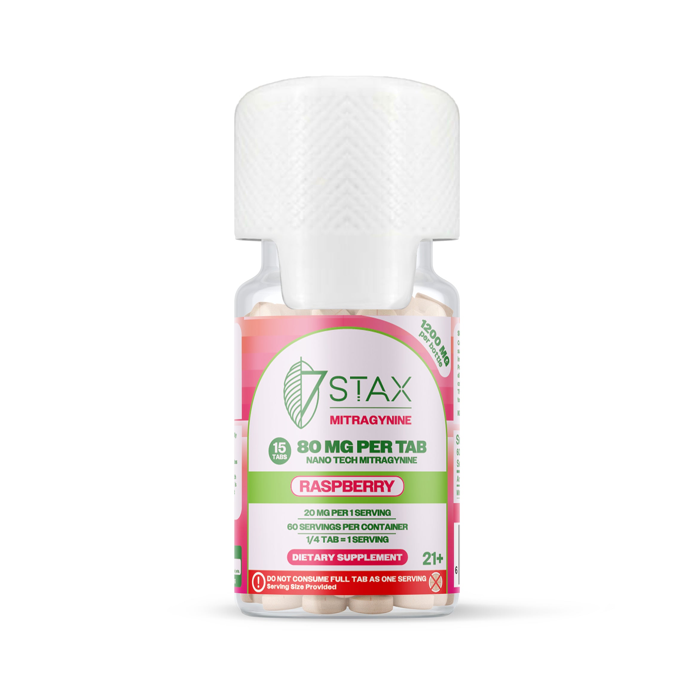 7Stax Nano Tech Mitragynine Tablets (1200mg - 15 Count)