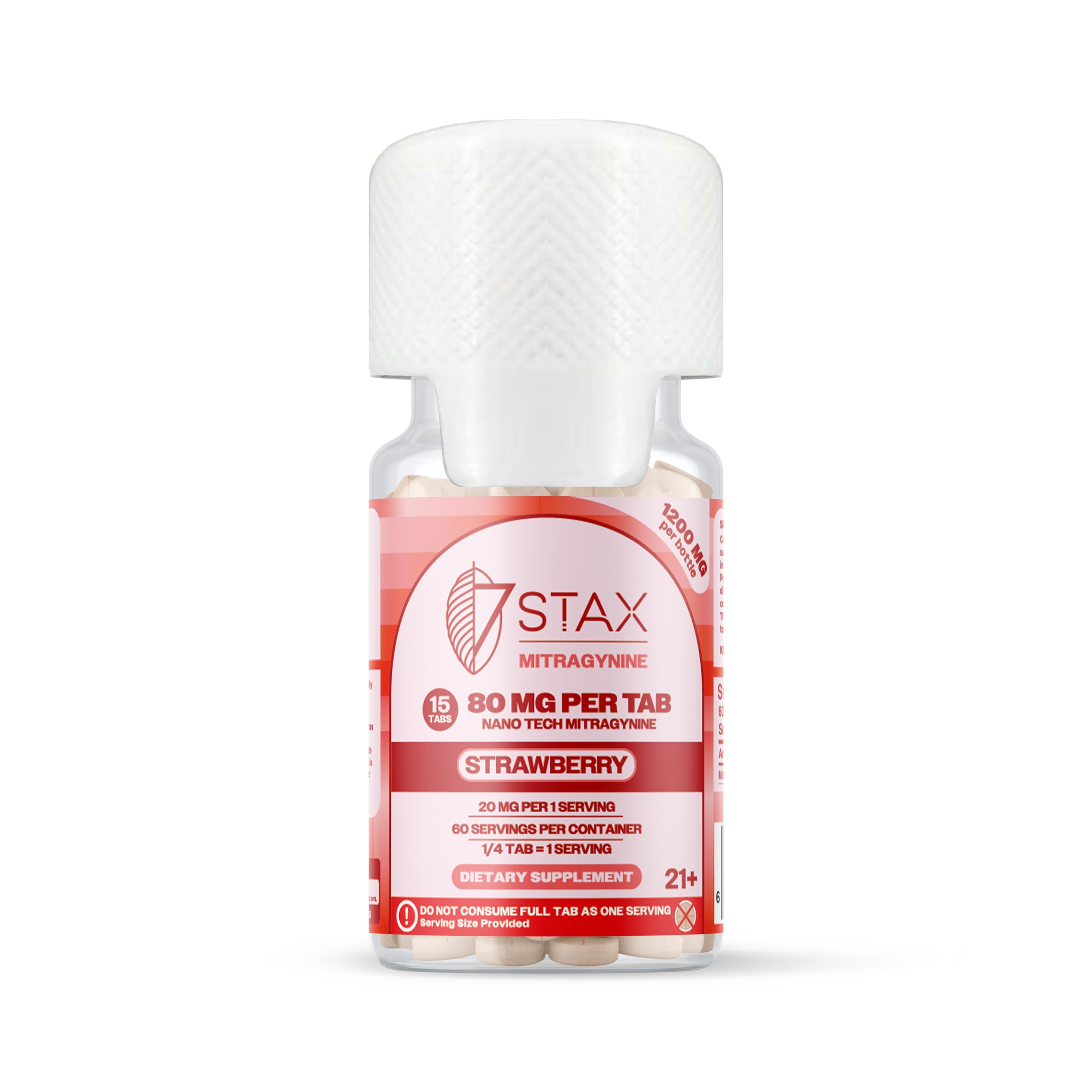 7Stax Nano Tech Mitragynine Tablets (1200mg - 15 Count)