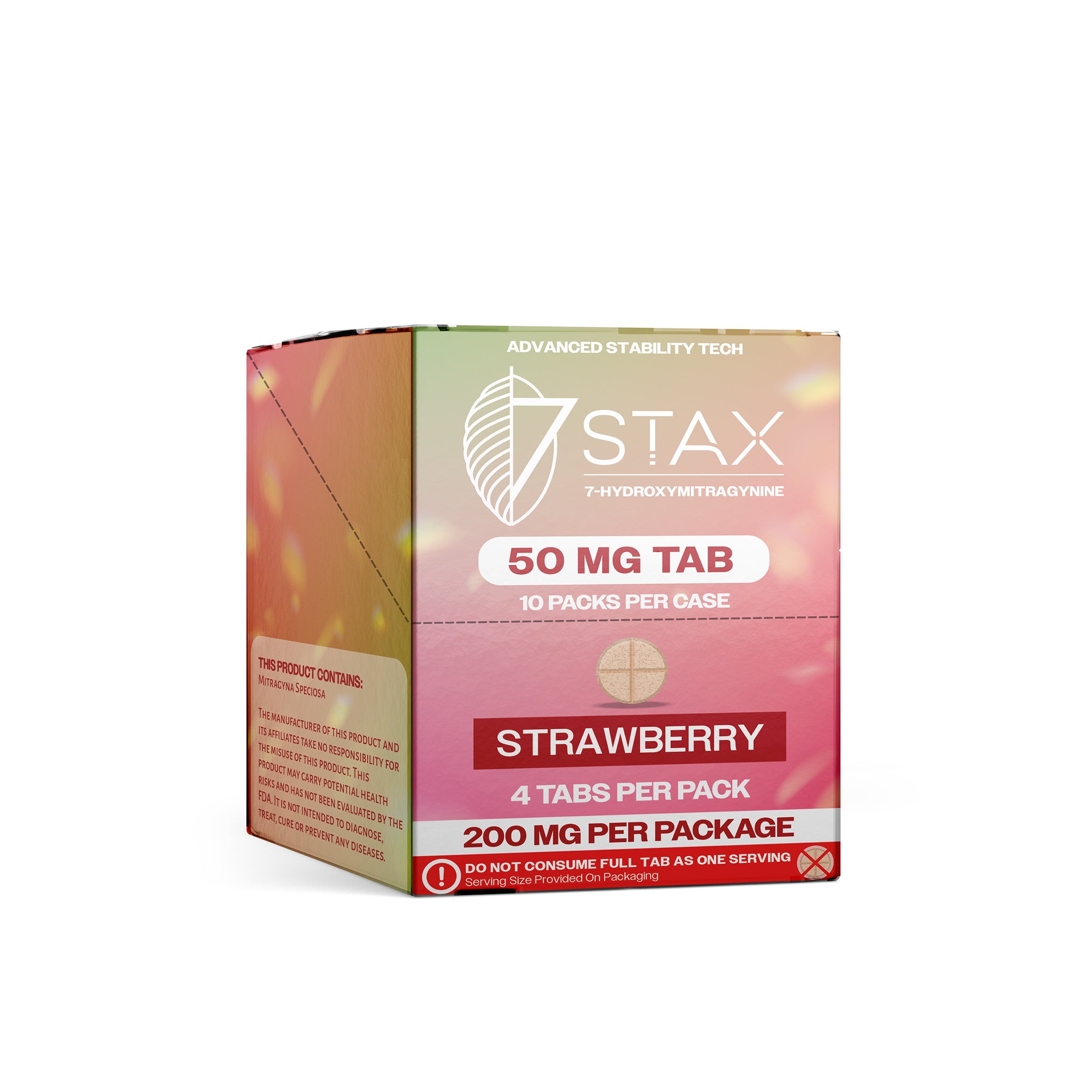 7Stax Premium 7-OH Kratom Alkaloid Tablets (200mg - 4 Count)