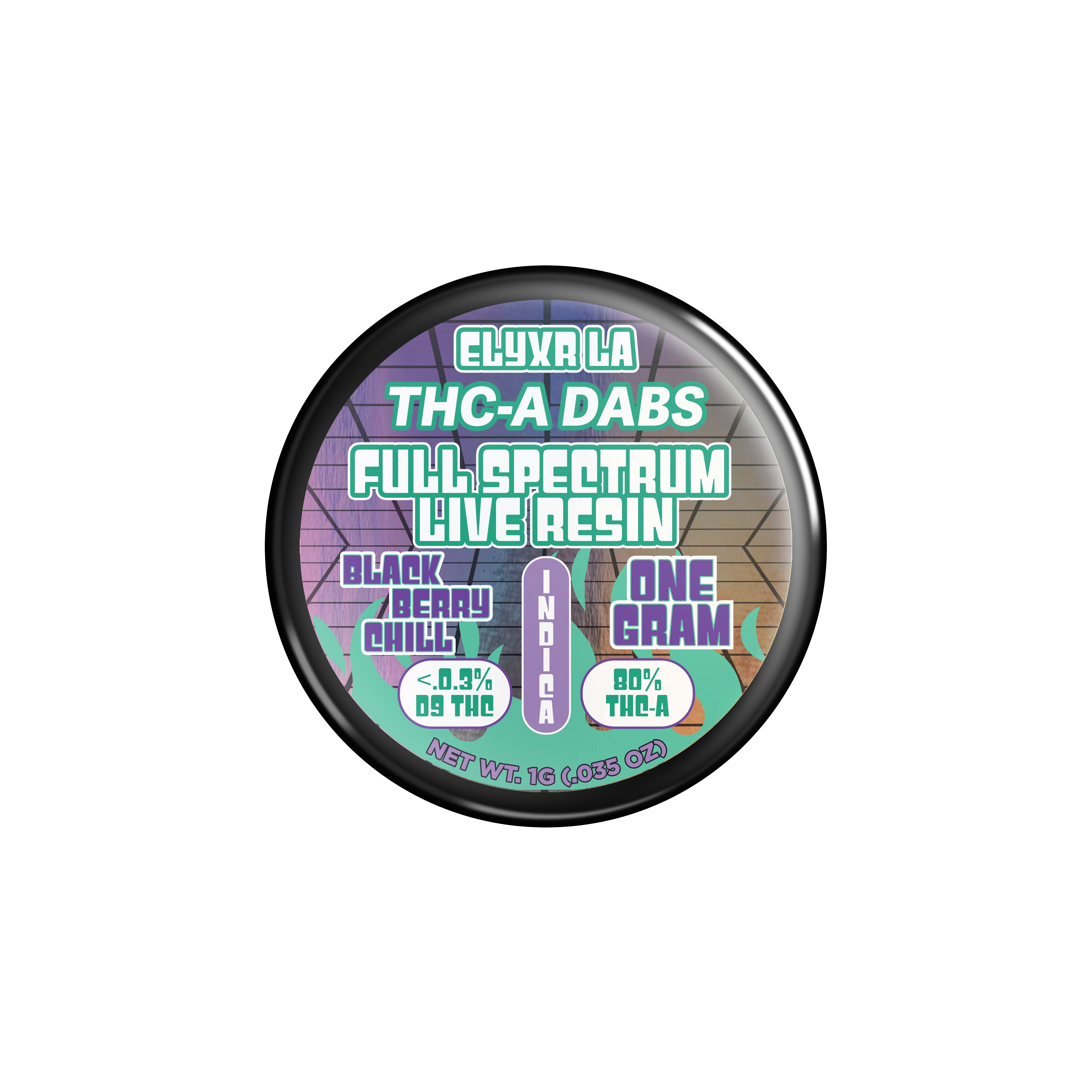 80% THC-A Full Spectrum Live Resin Dabs (Badder)