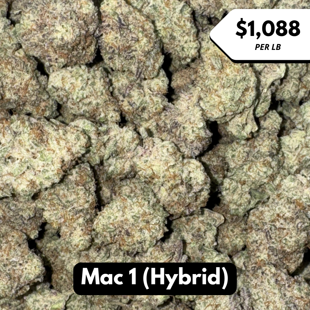 Natural THC-A Flower (Hybrid ~ Mac 1)