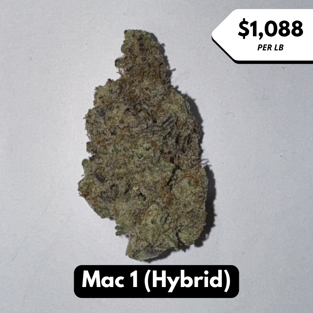 Natural THC-A Flower (Hybrid ~ Mac 1)