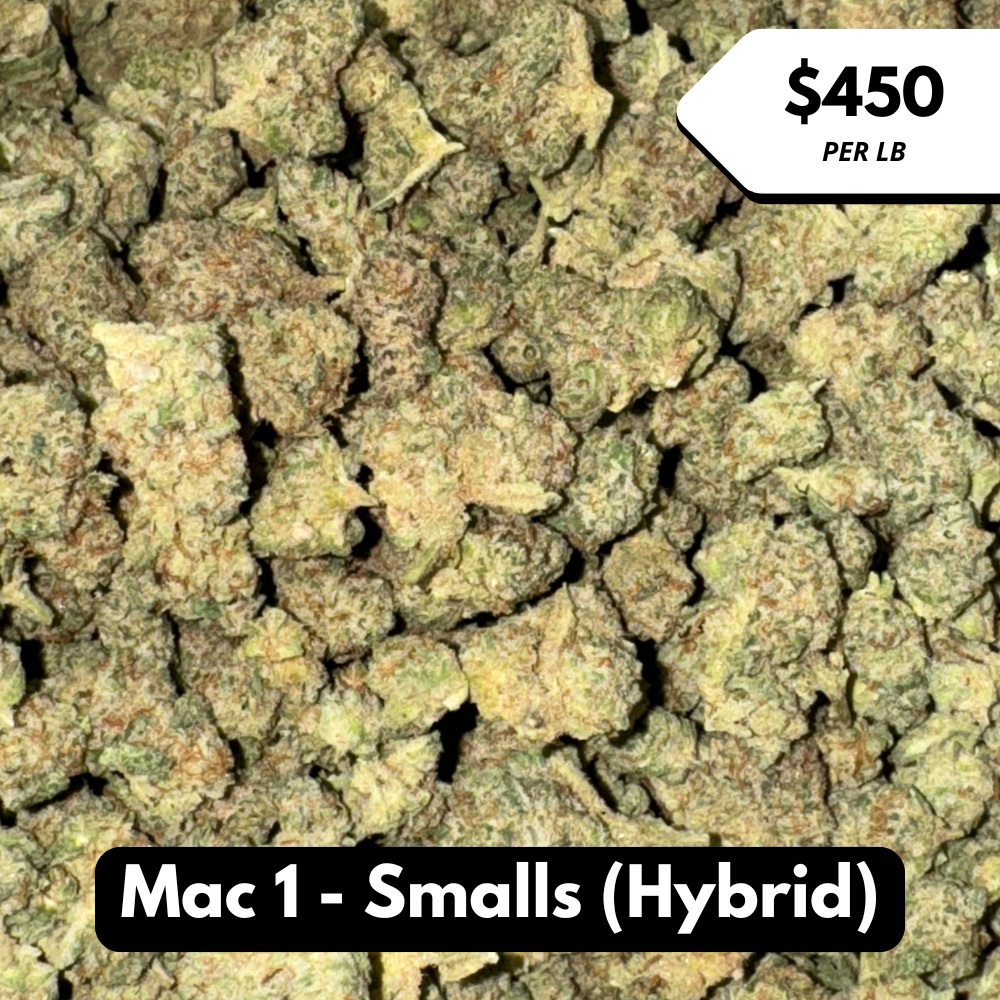 Natural THC-A Flower (Hybrid ~ Mac 1 - Smalls)