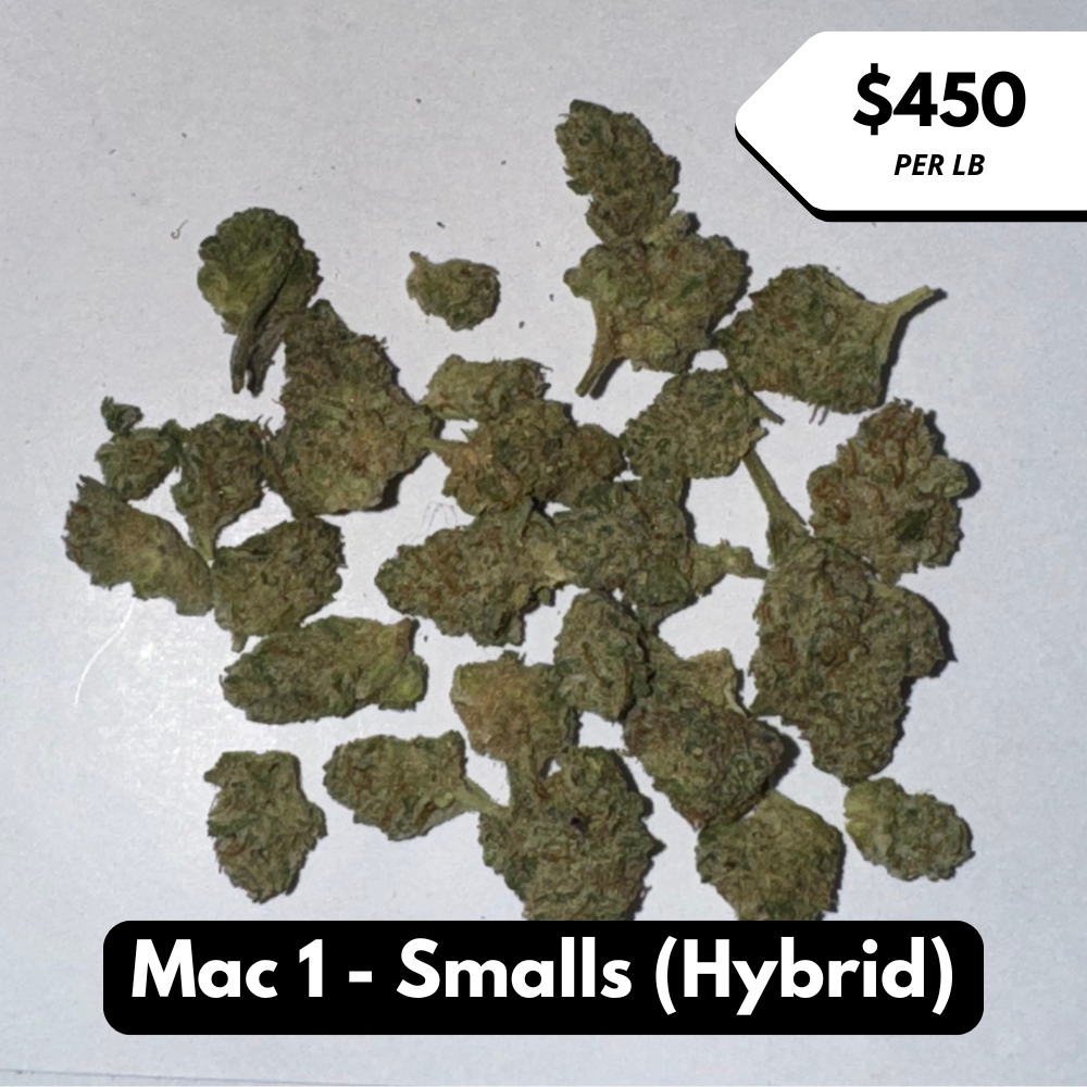 Natural THC-A Flower (Hybrid ~ Mac 1 - Smalls)