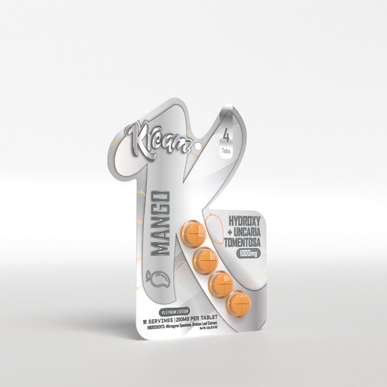 Kream Platinum 7-OH + Uncaria Tementosa Tablets (1000mg - 4 Count)