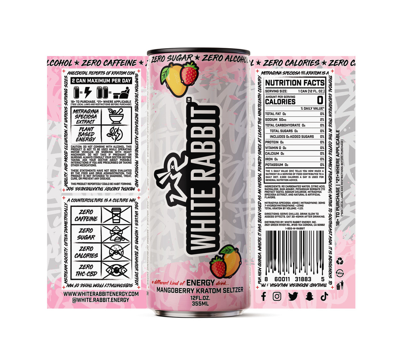 White Rabbit Kratom Seltzer