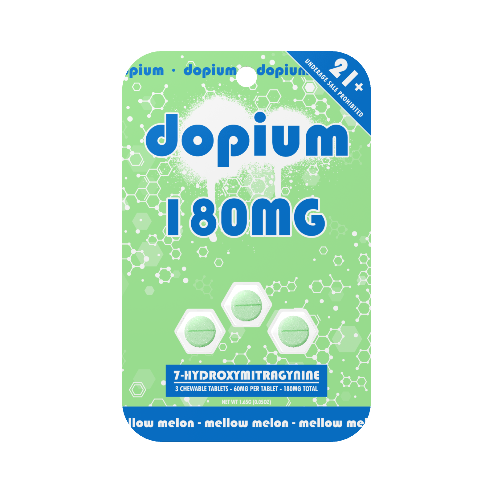 Dopium 7-OH Tablets (180mg - 3 Count)