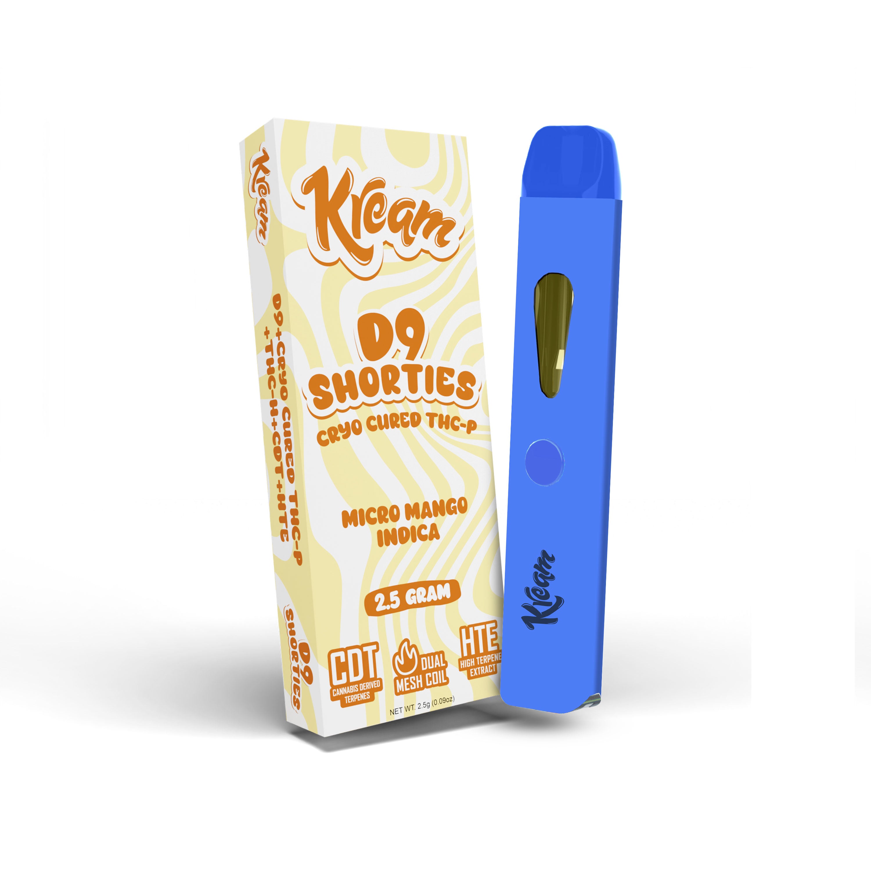 Kream D9 Shorties Disposable (2500mg)