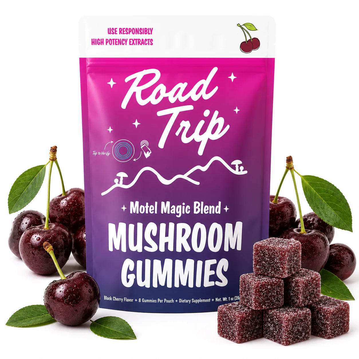 Road Trip Motel Magic Mushroom Gummies