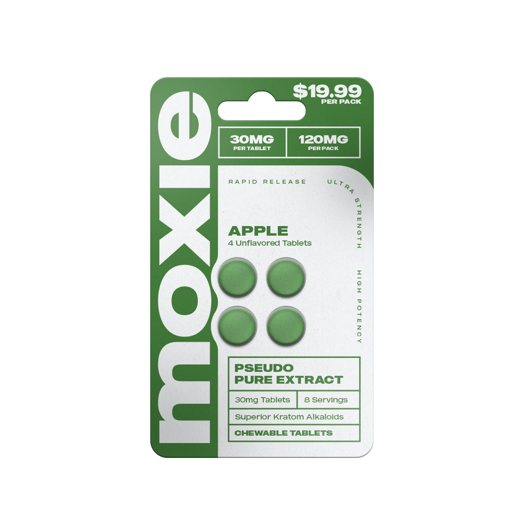 Moxie Pseudo Pure Extract Tablets