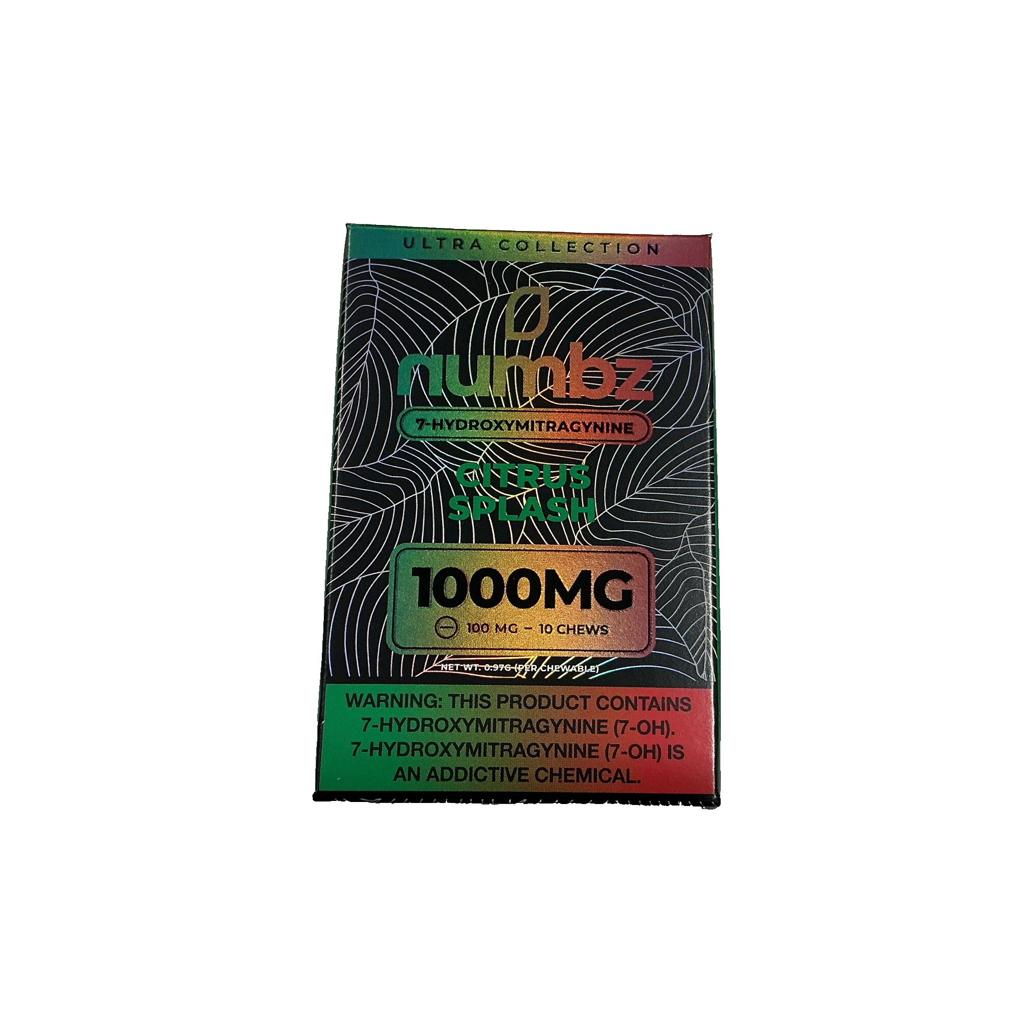 Numbz 7-OH Tablets (1000mg - 10 Count) - Citrus Splash