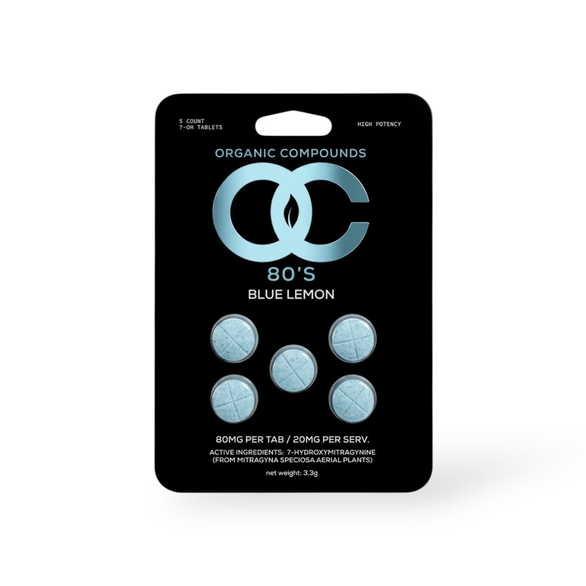 Organic Compounds 7-OH Tablets (400mg - 5 Count)