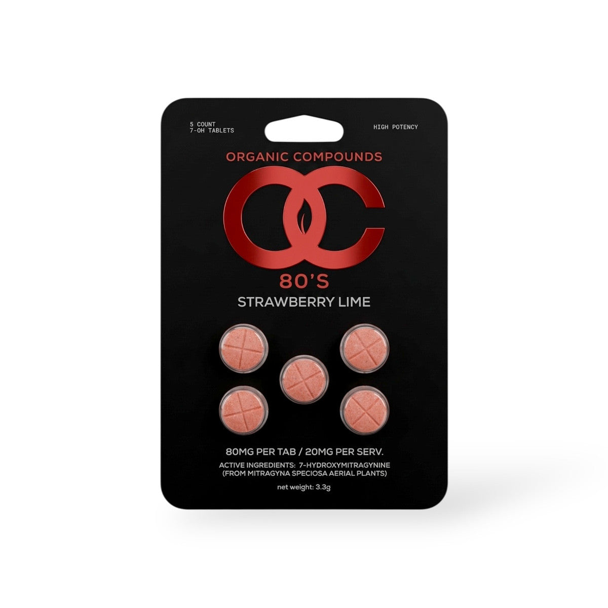 Organic Compounds 7-OH Tablets (400mg - 5 Count)