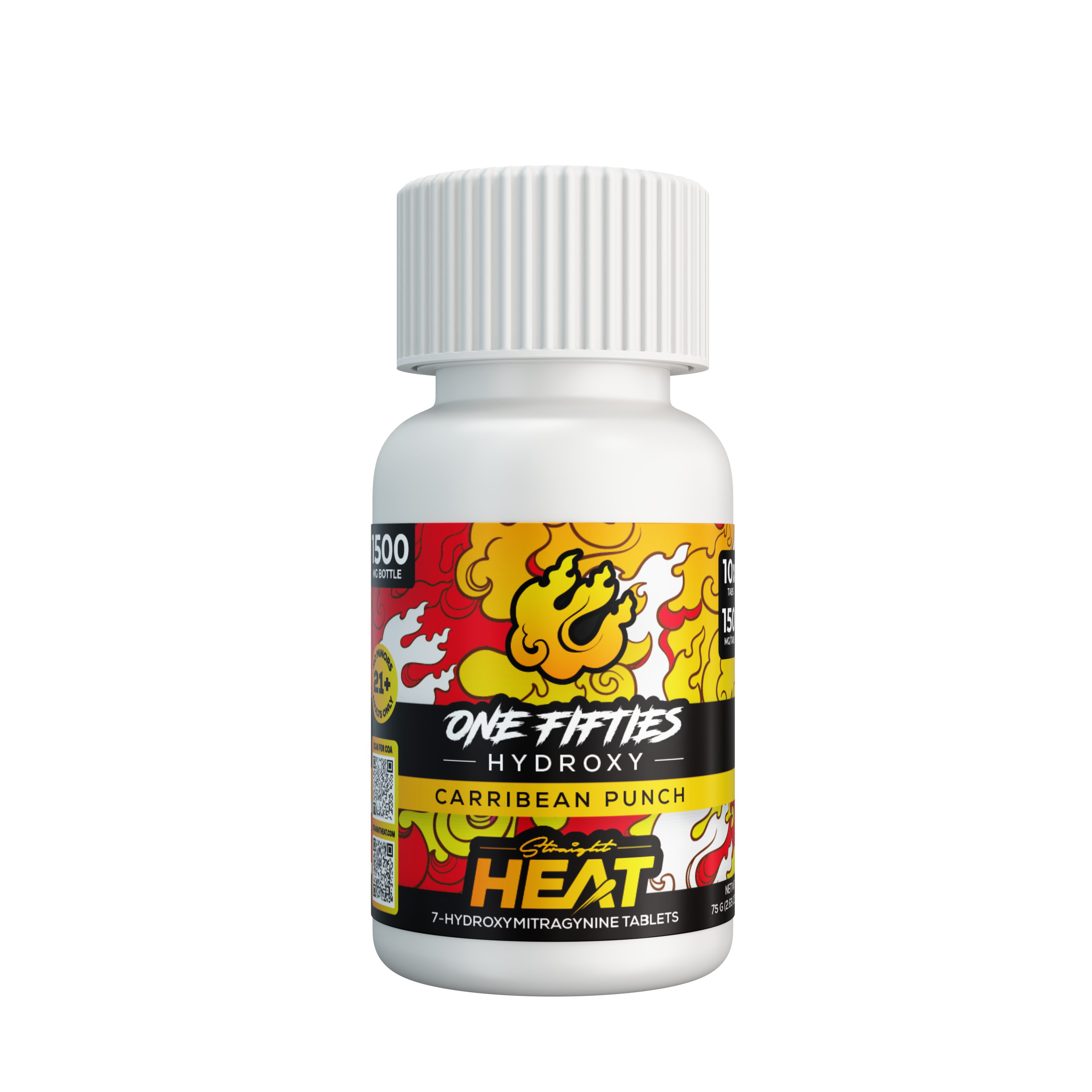 Straight Heat One-Fifties 7OH Tablets (1500mg - 10 Count)
